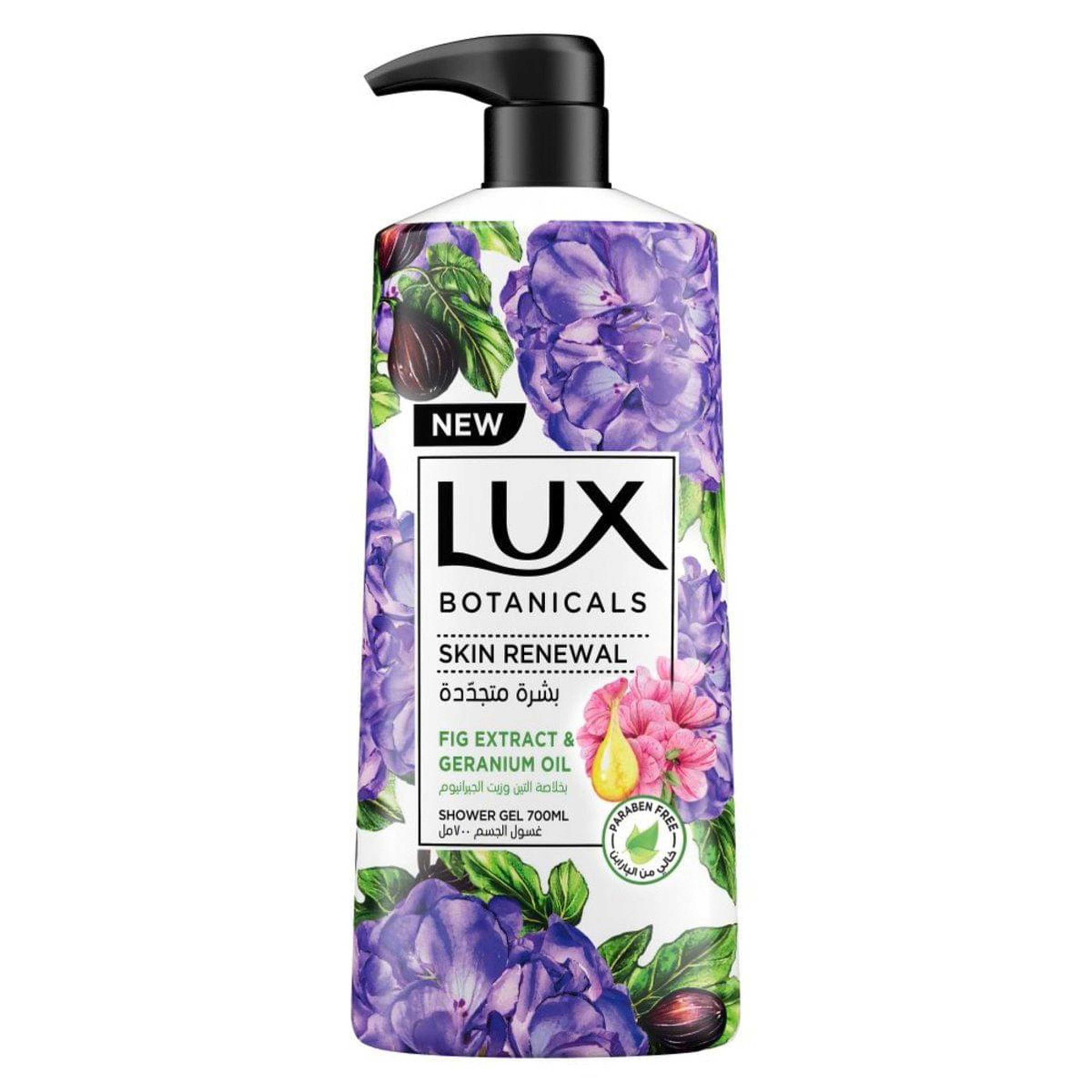 Lux Body Wash For Renewed Skin With Fig Extract & Geranium Oil
