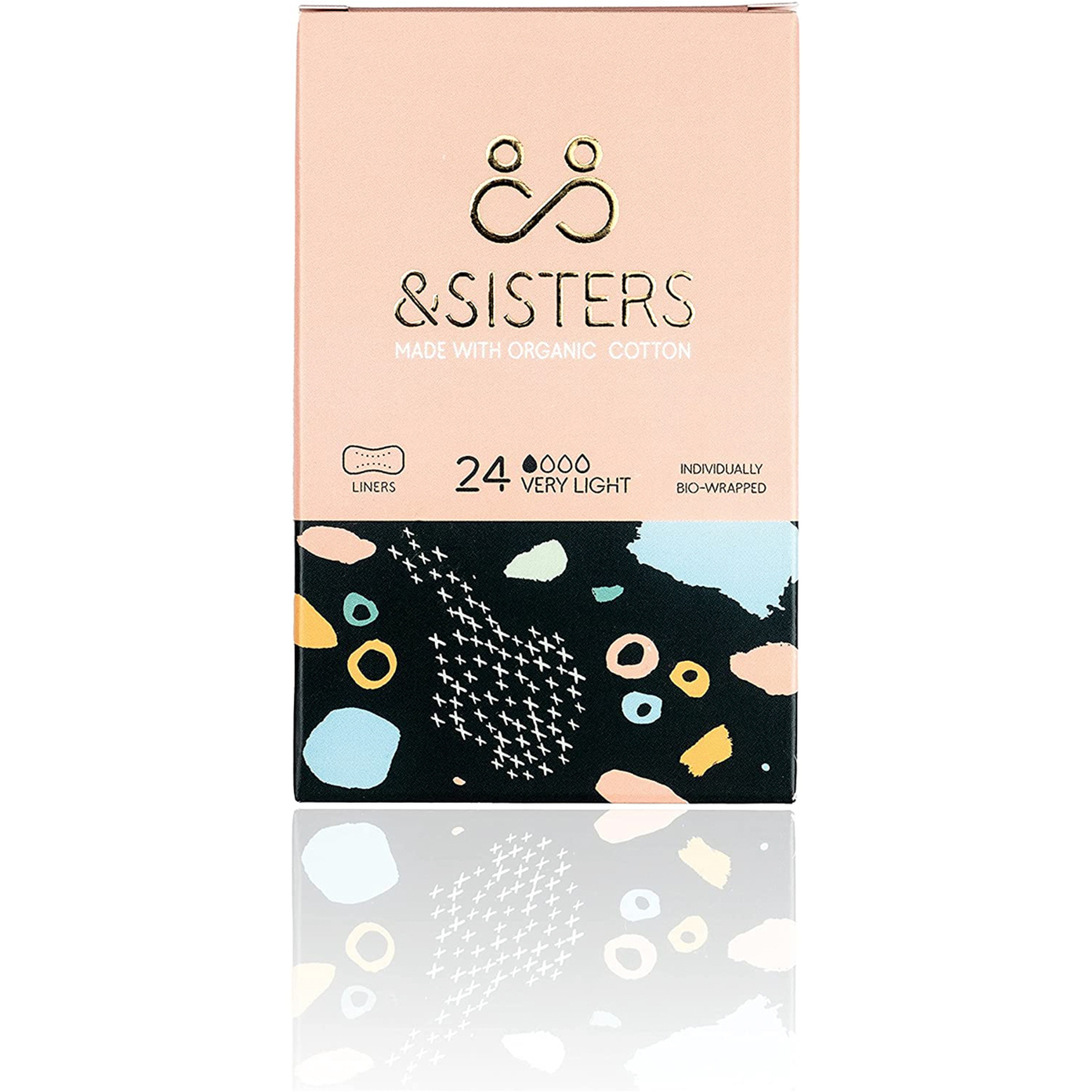 &Sisters Organic Cotton Everyday Liners 24 Pack