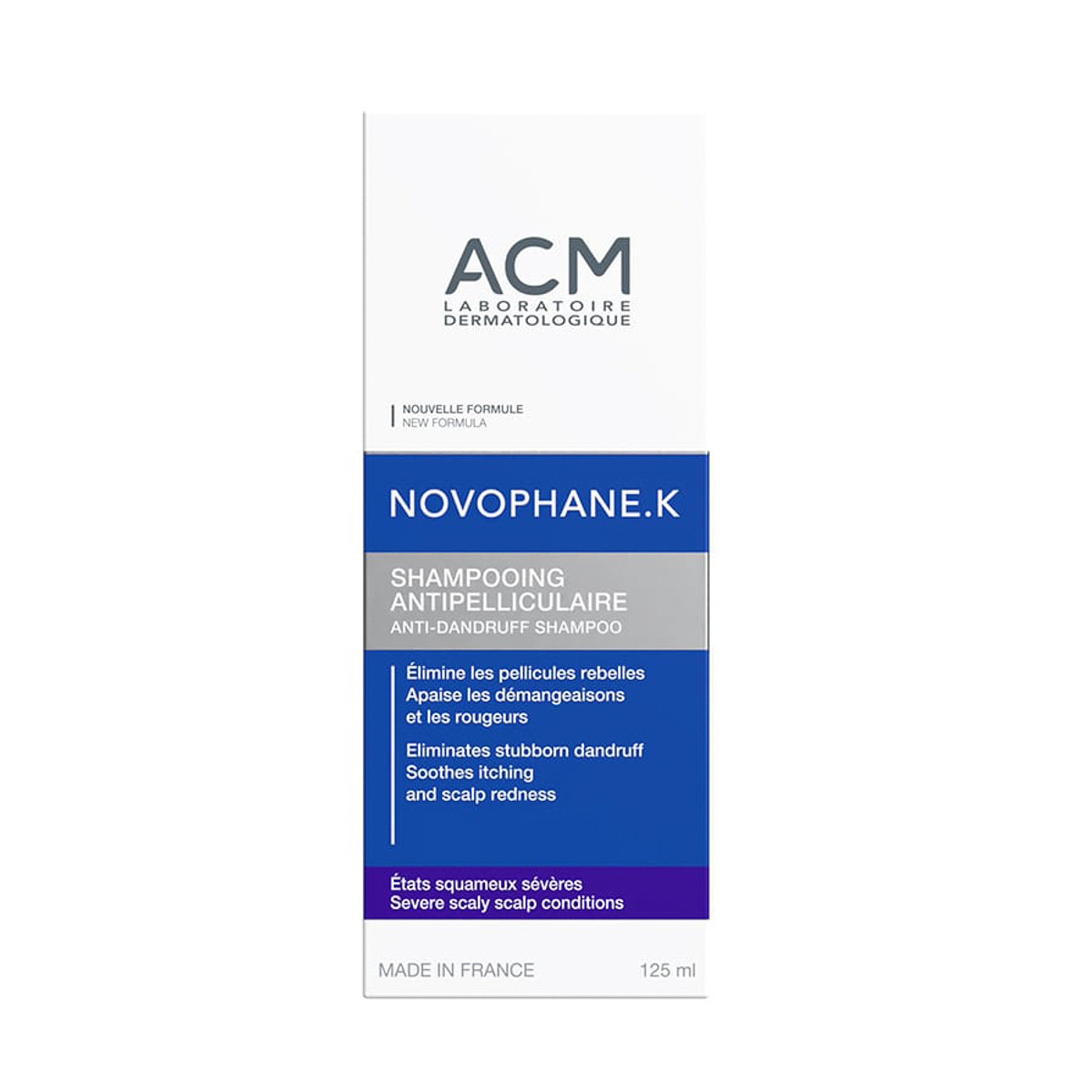 ايه سي ام نوفوفان كيه شامبو مضاد للقشرة 125 مل