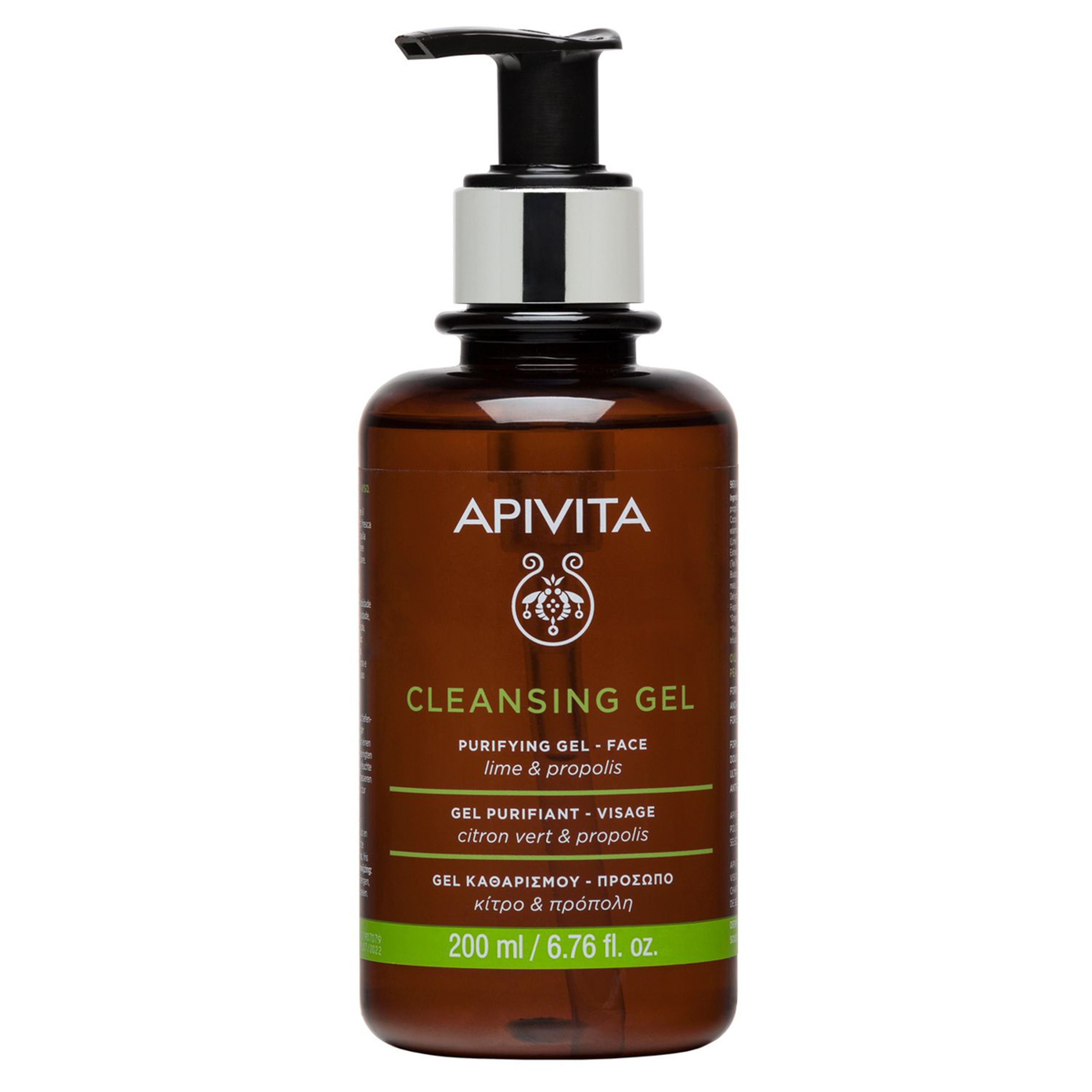 Apivita Purifying Cleansing Gel (Propolis & Lime) 200 Ml