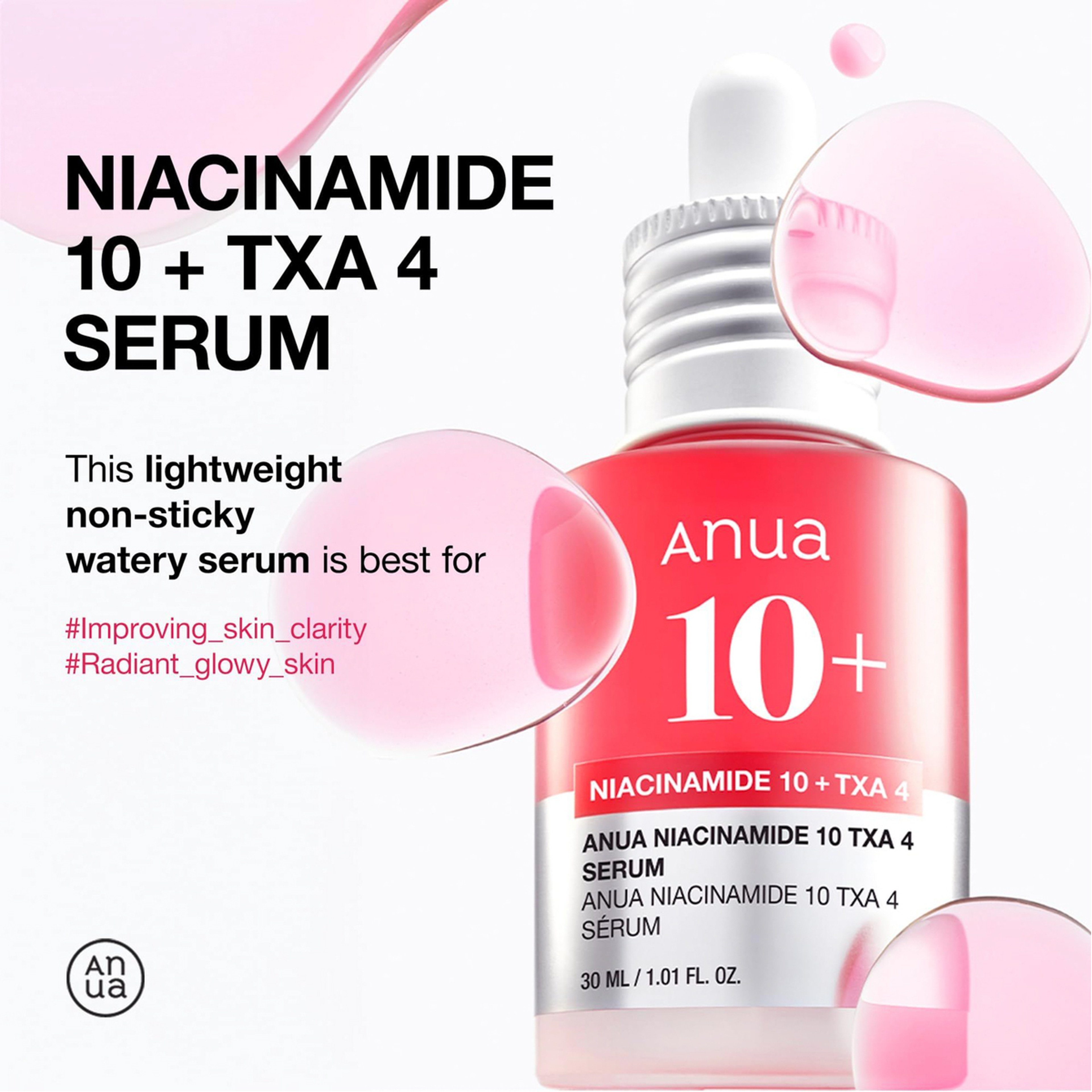 Anua Niacinamide 10%+Txa 4% Dark Spot Correcting Serum 30ml