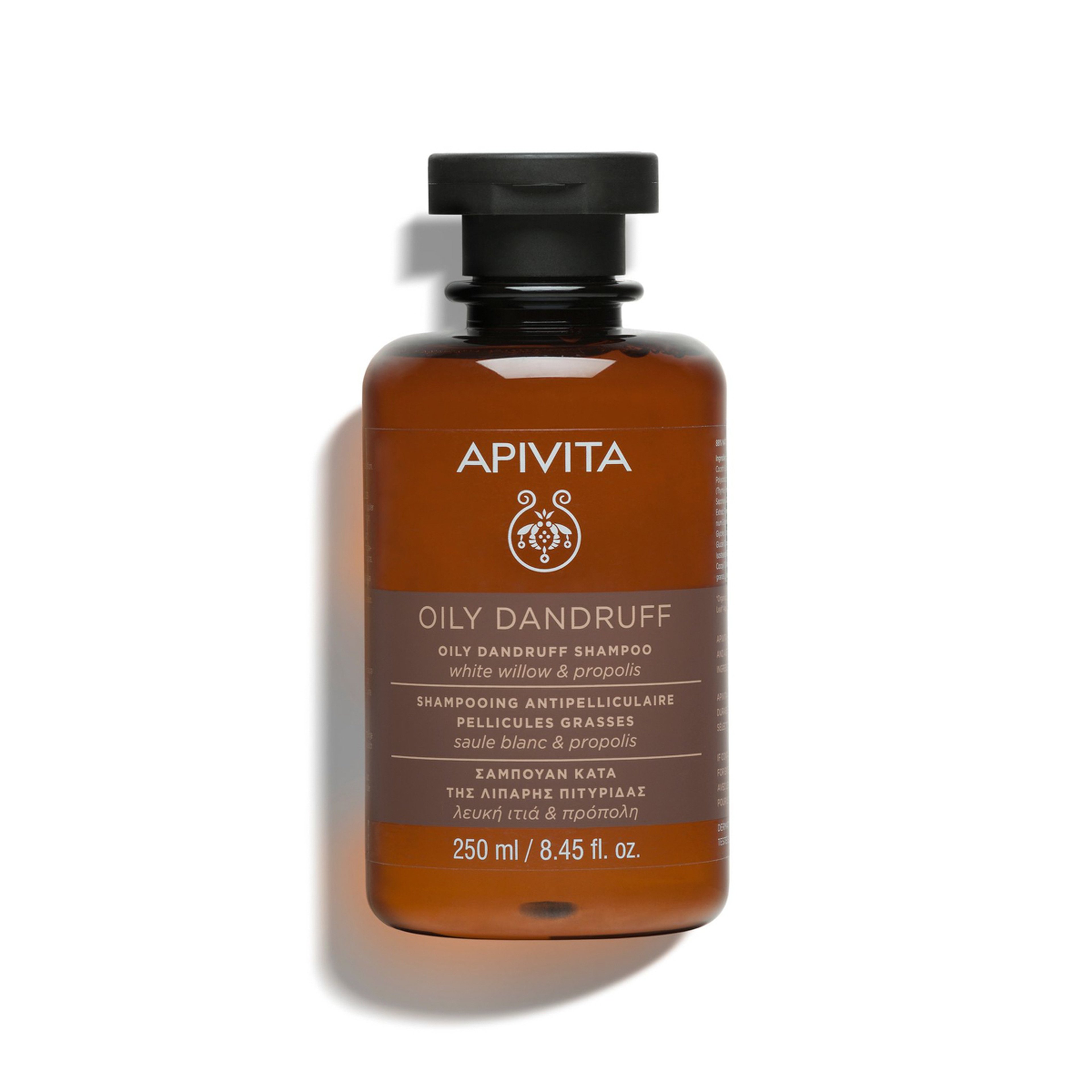 Apivita Oily Dandruff Shampoo With White Willow And Propolis 250Ml
