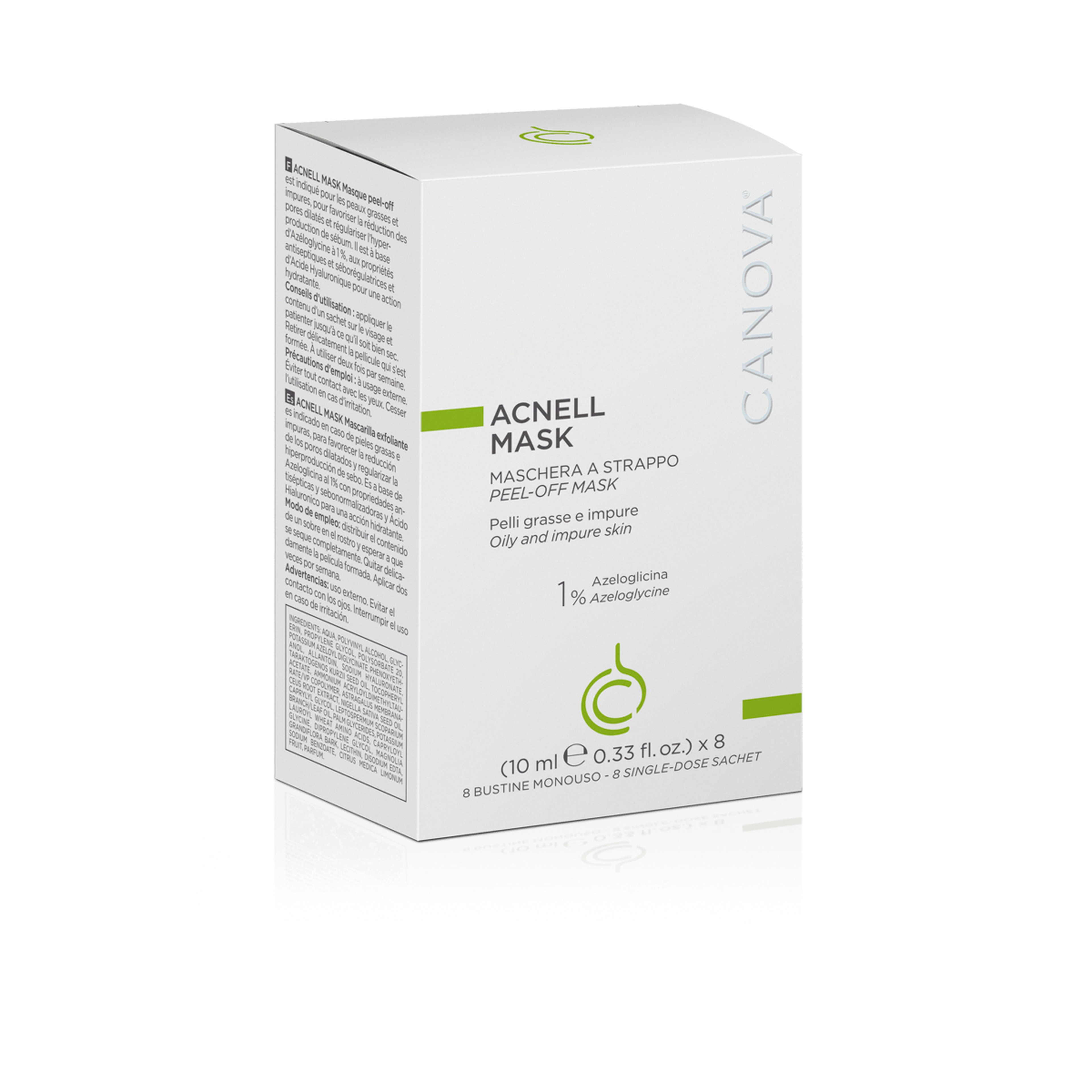 Acnell Peel-Off Mask 10Ml - 8 Masks