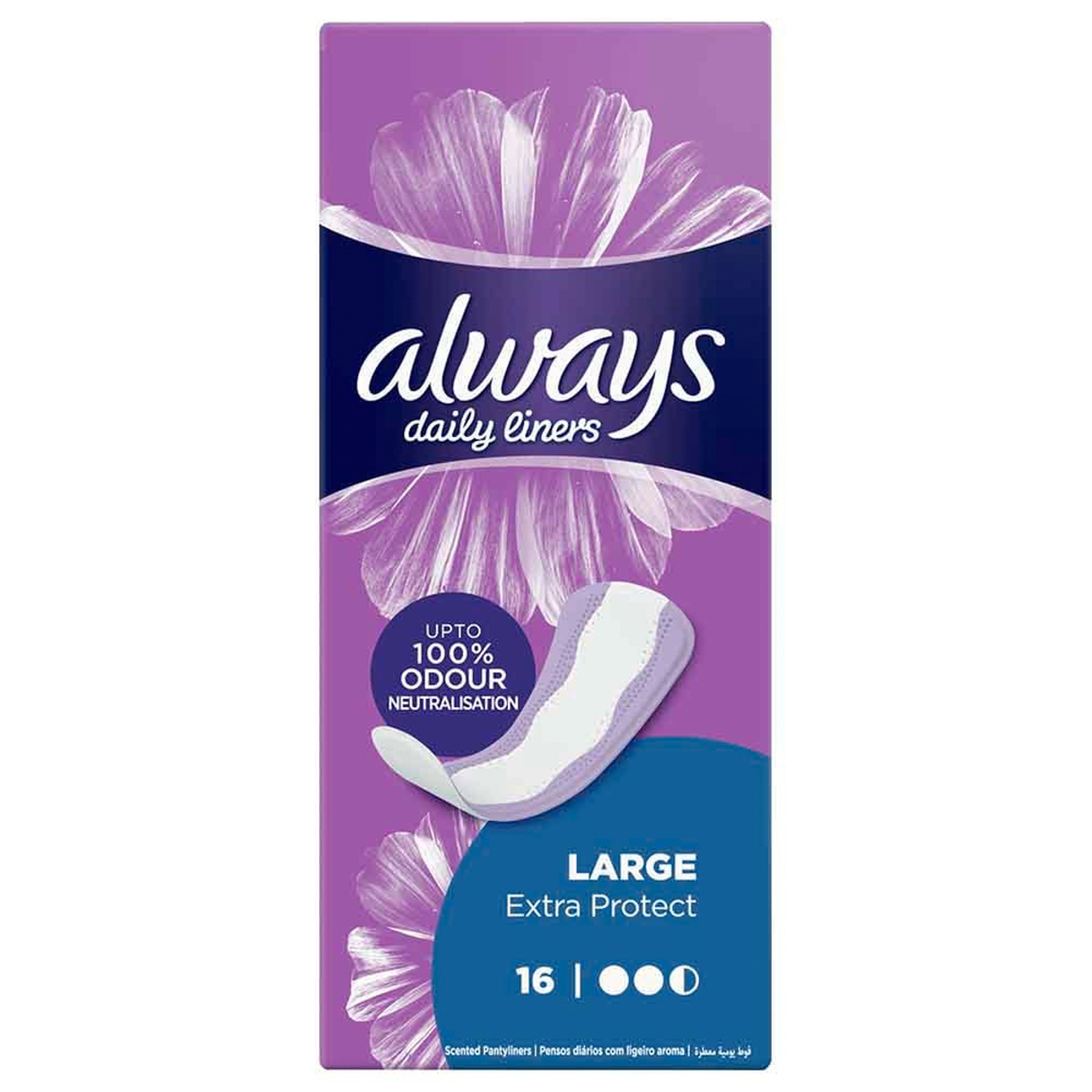 Always Extra Protect Daily Liners Large