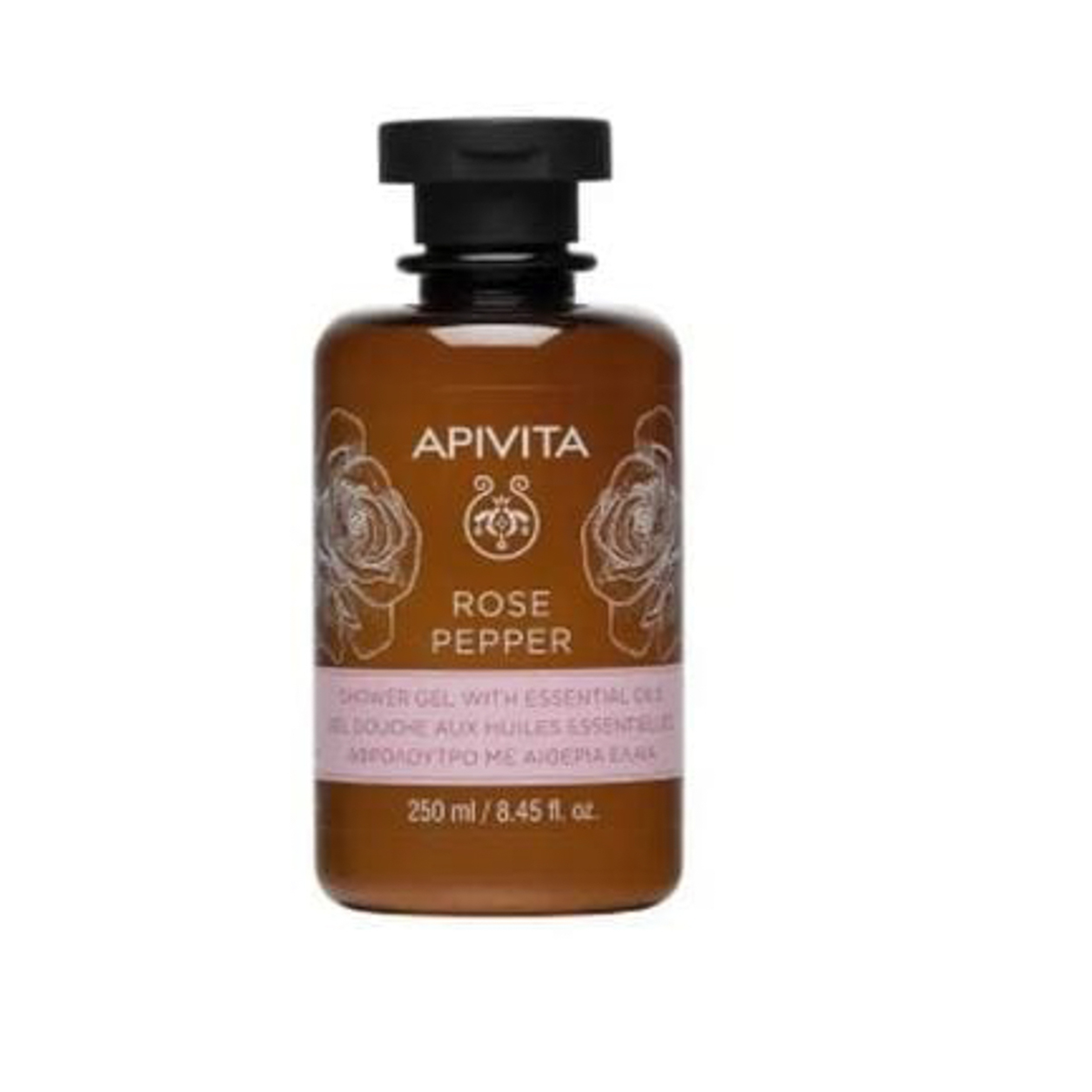Apivita Rose & Pepper Shower Gel 250Ml