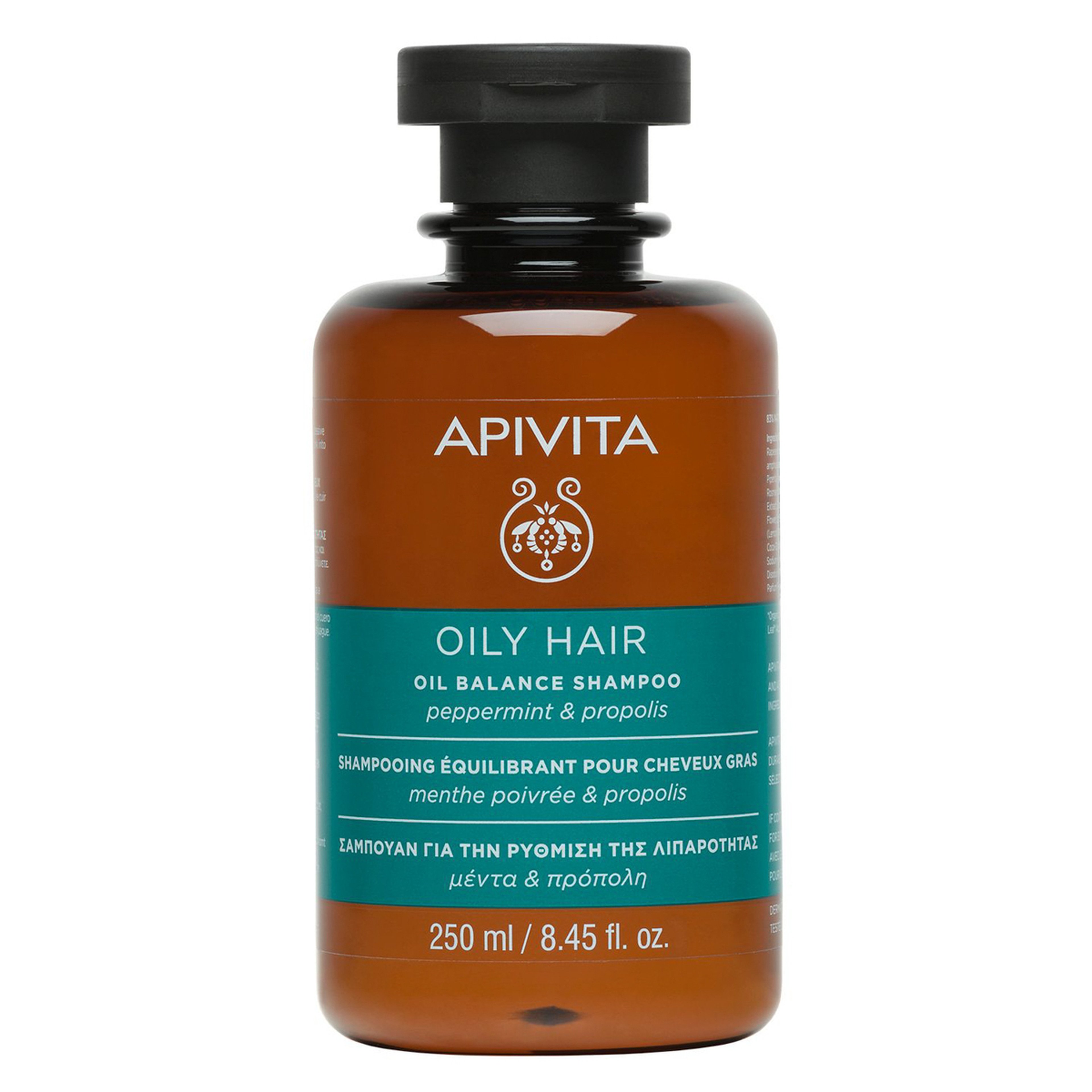 Apivita Balancing Shampoo For Oily Hair Mint And Propolis 250Ml