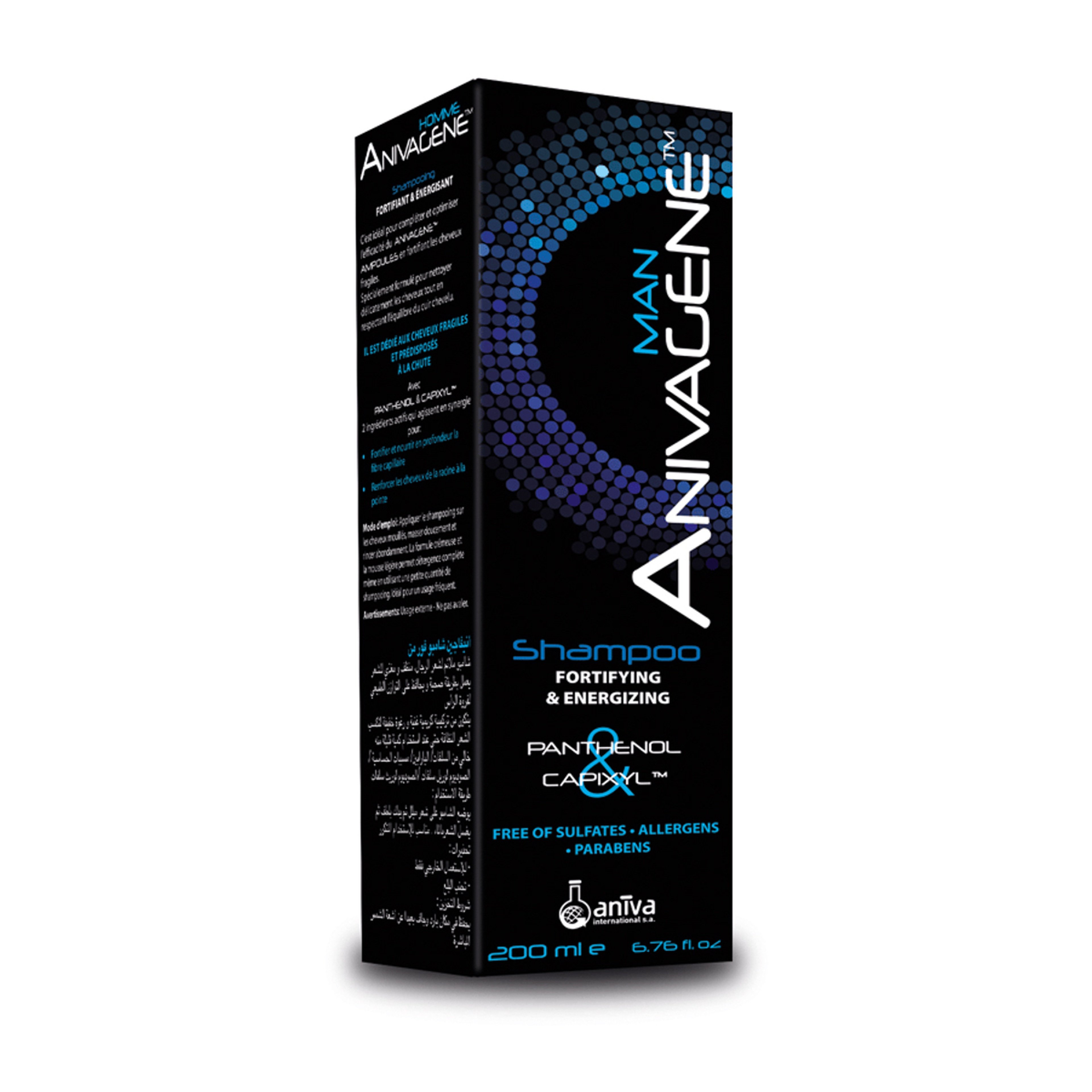 أنيفاجين شامبو مقوي للشعر الخفيف عند الرجال – 200 مل