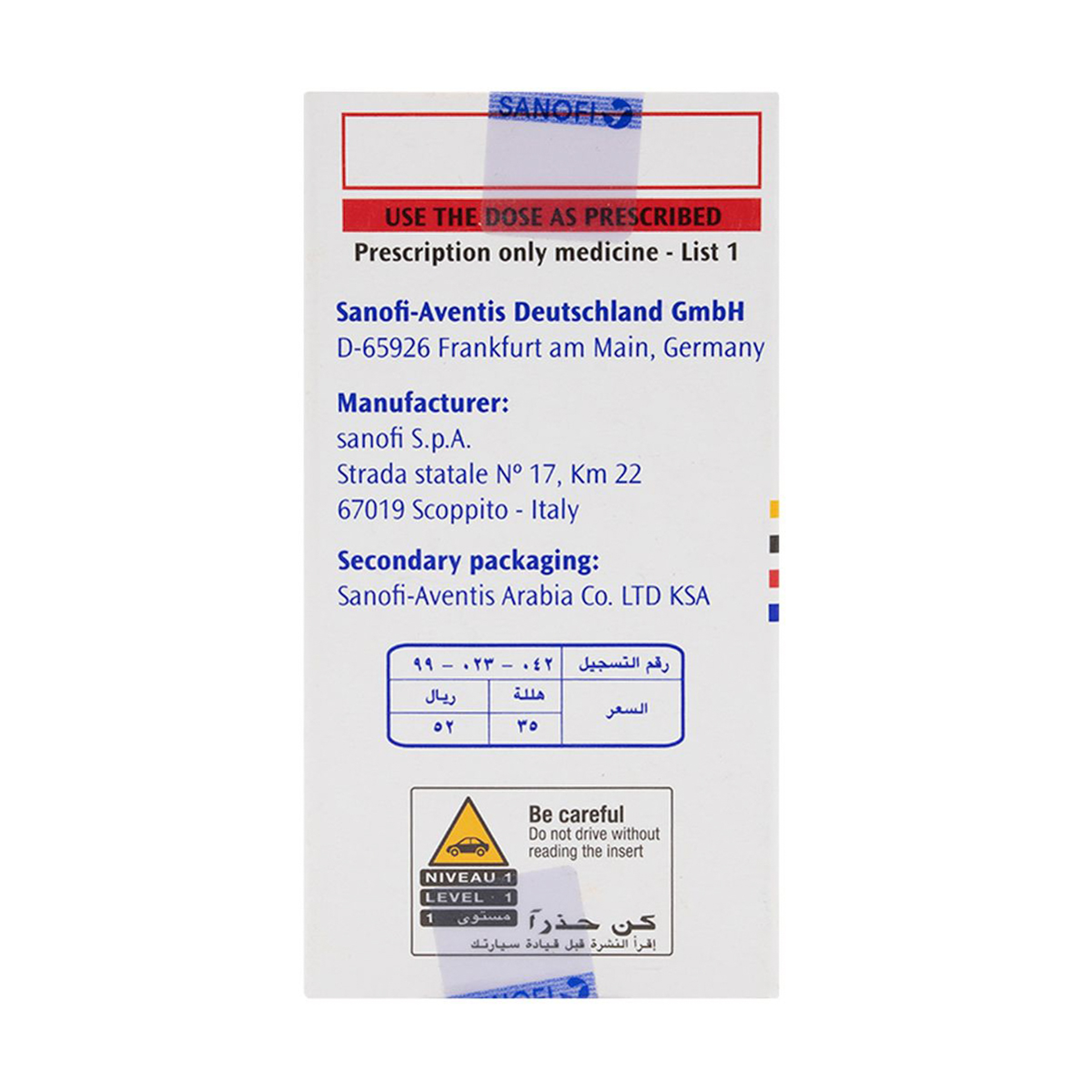 Amaryl 3.0 Mg 30 Tab