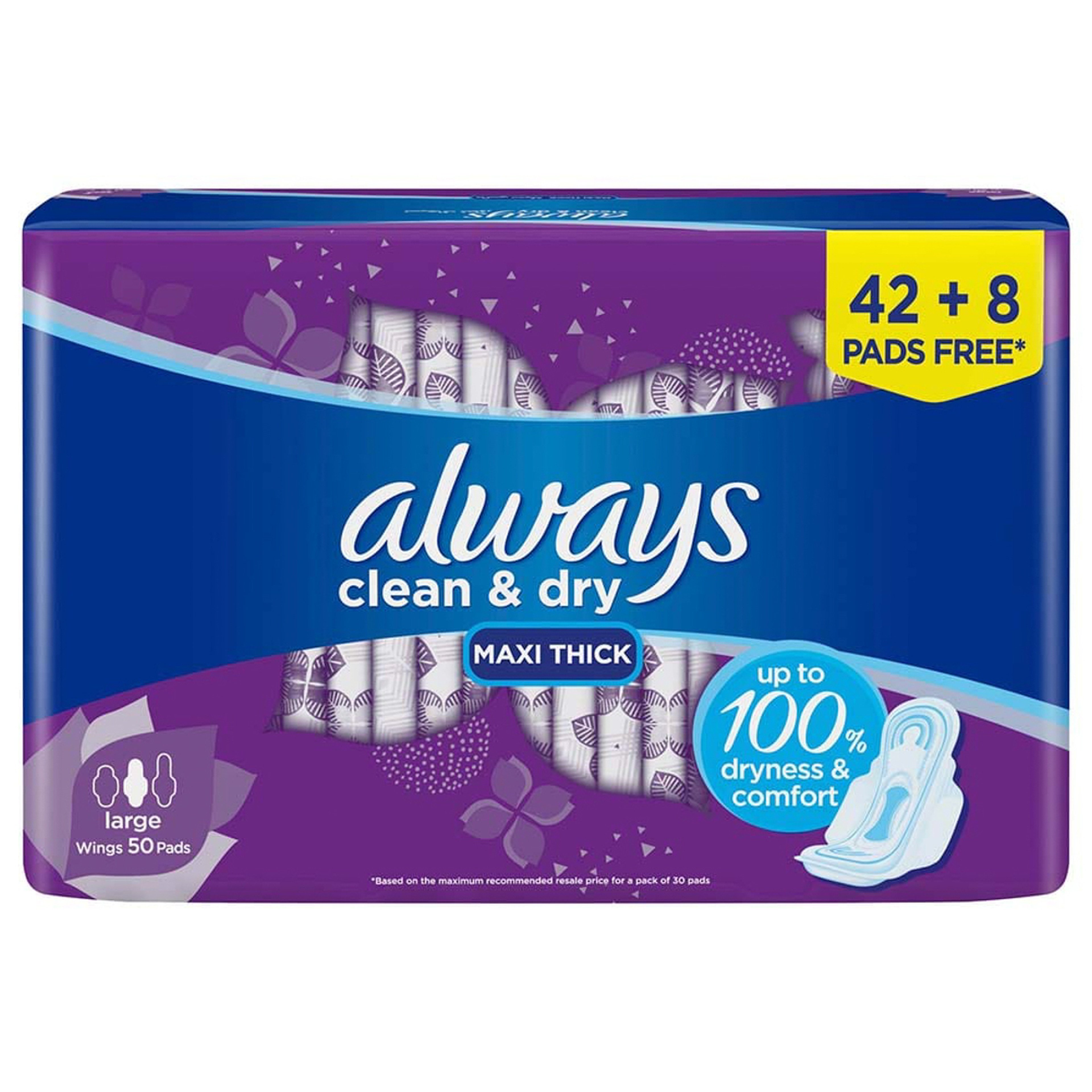 Always Maxi Thick Large 50 Pcs