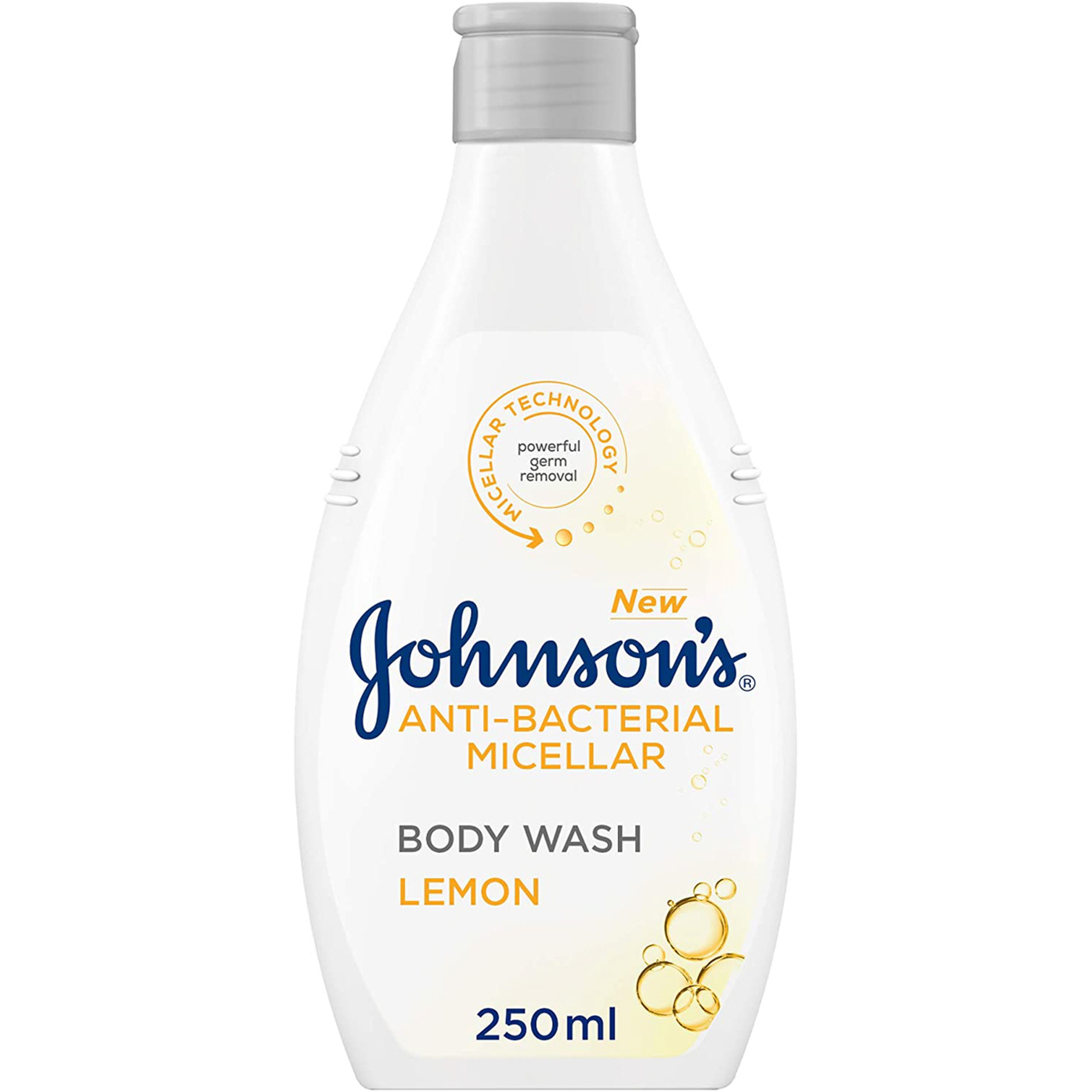 Anti-Bacterial Micellar Body Wash, Lemon, 250 Ml