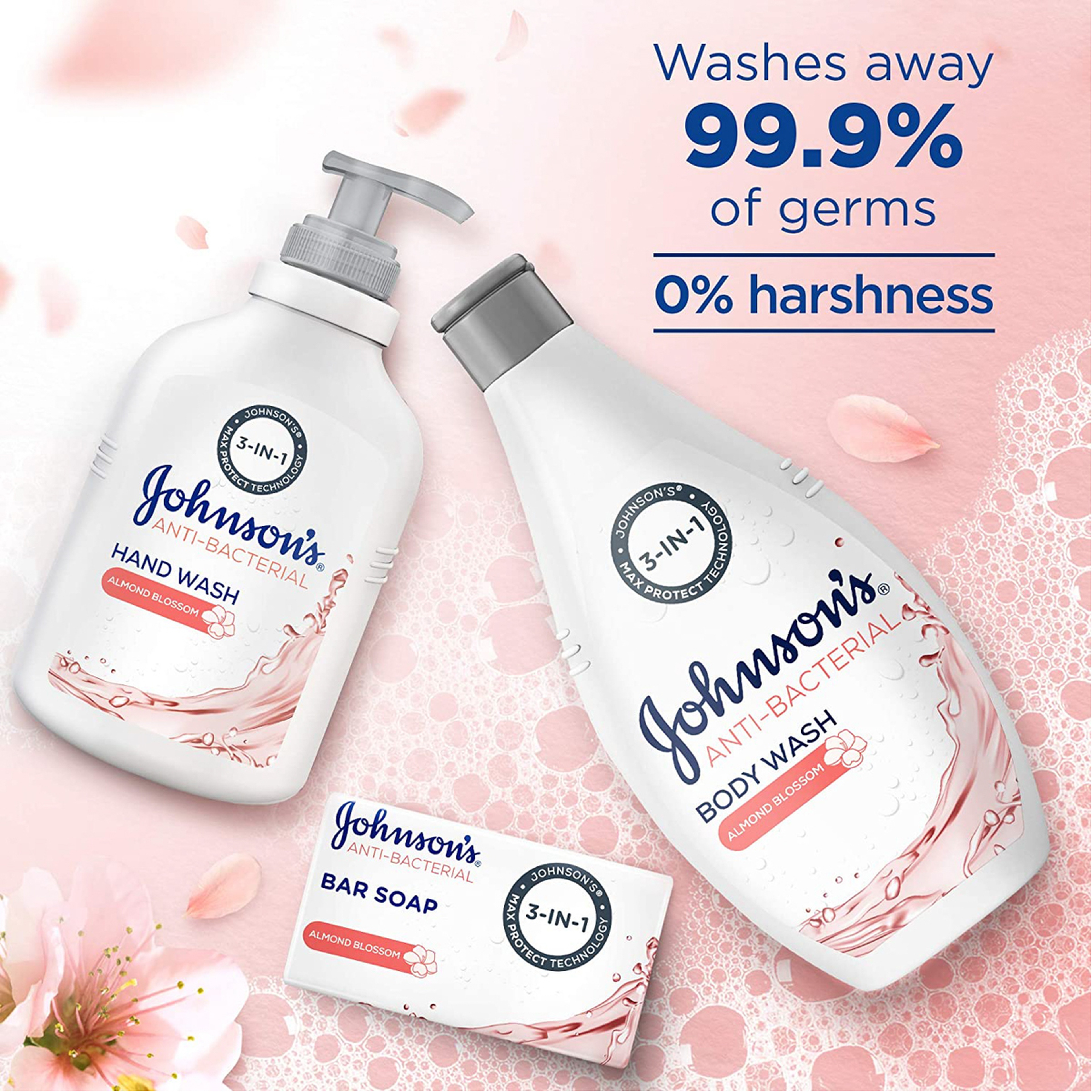 Anti-Bacterial Hand Wash Almond Blossom 300 Ml