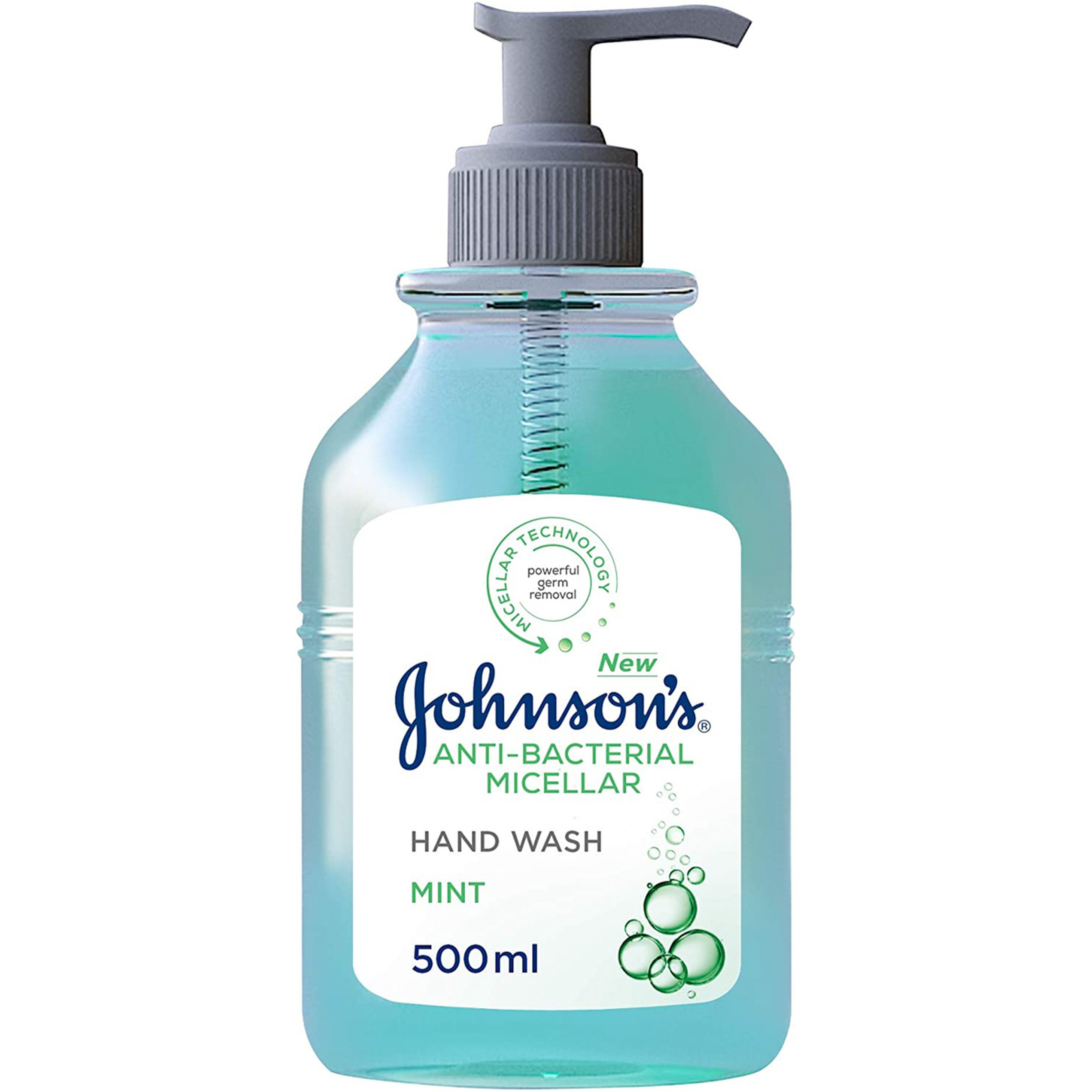 غسول يدين المضاد للبكتيريا بالنعناع، 500 مل