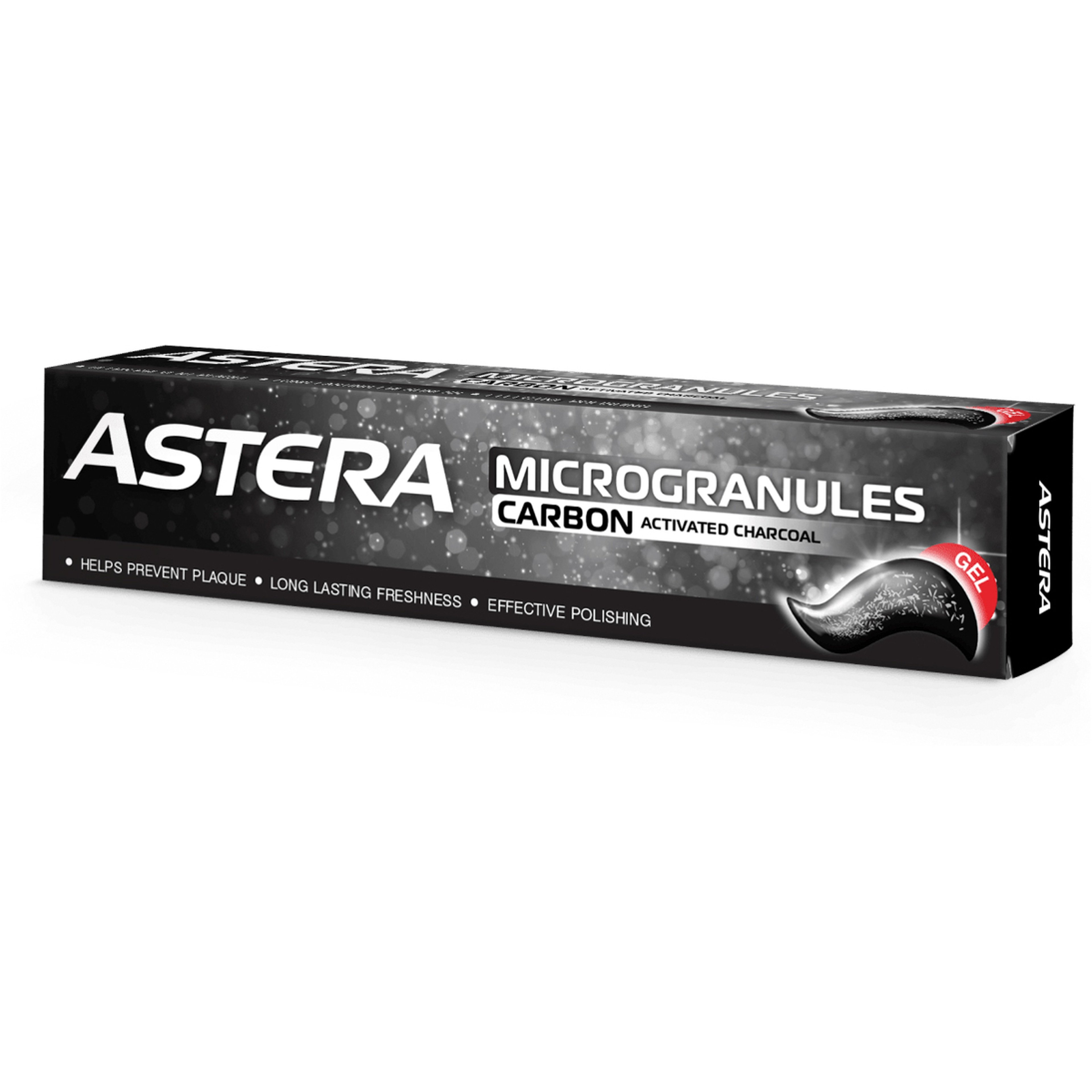 Astera Microgranules Carbon Toothpaste 75 Ml
