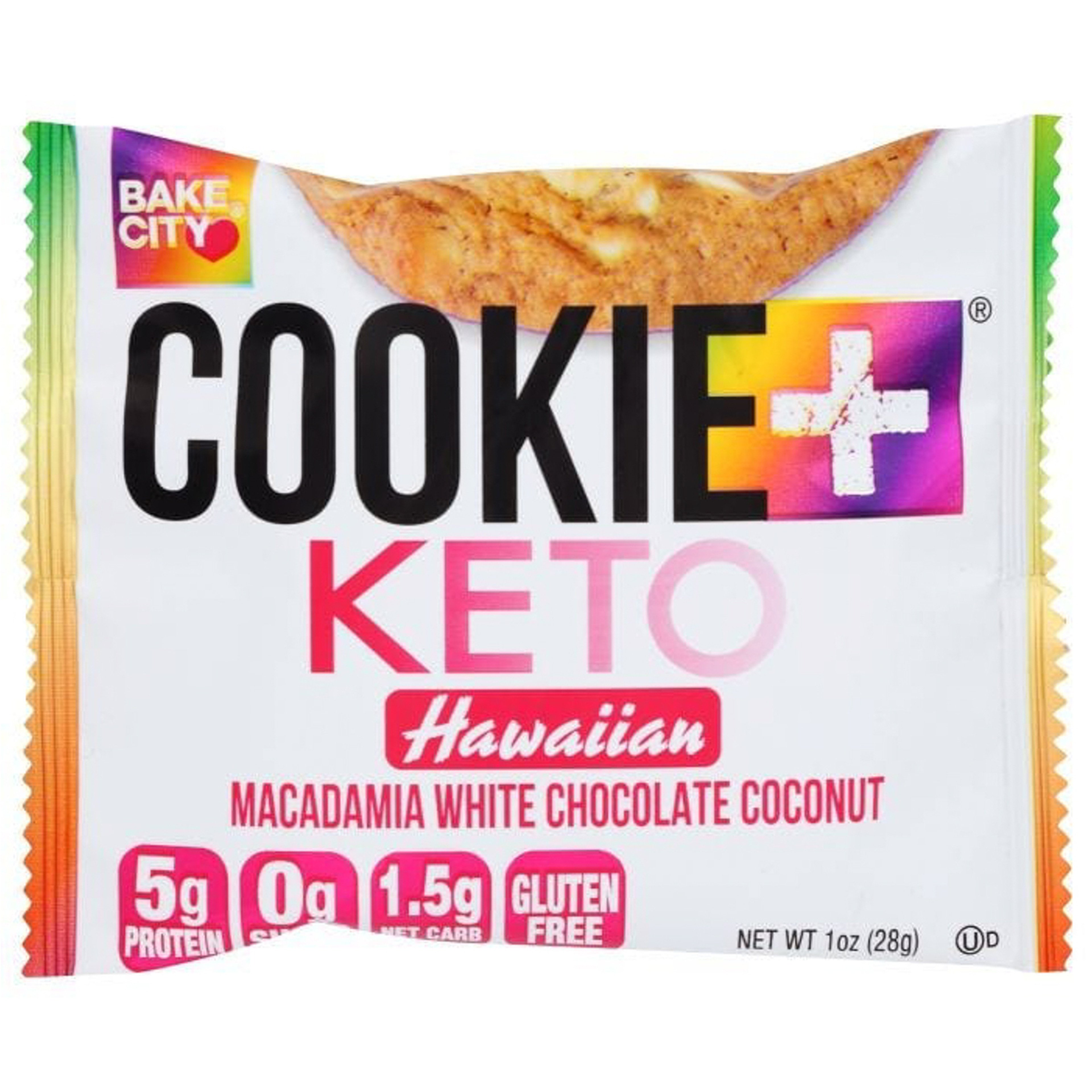 Bake City Cookie Plus Keto Hawaiian 28 G