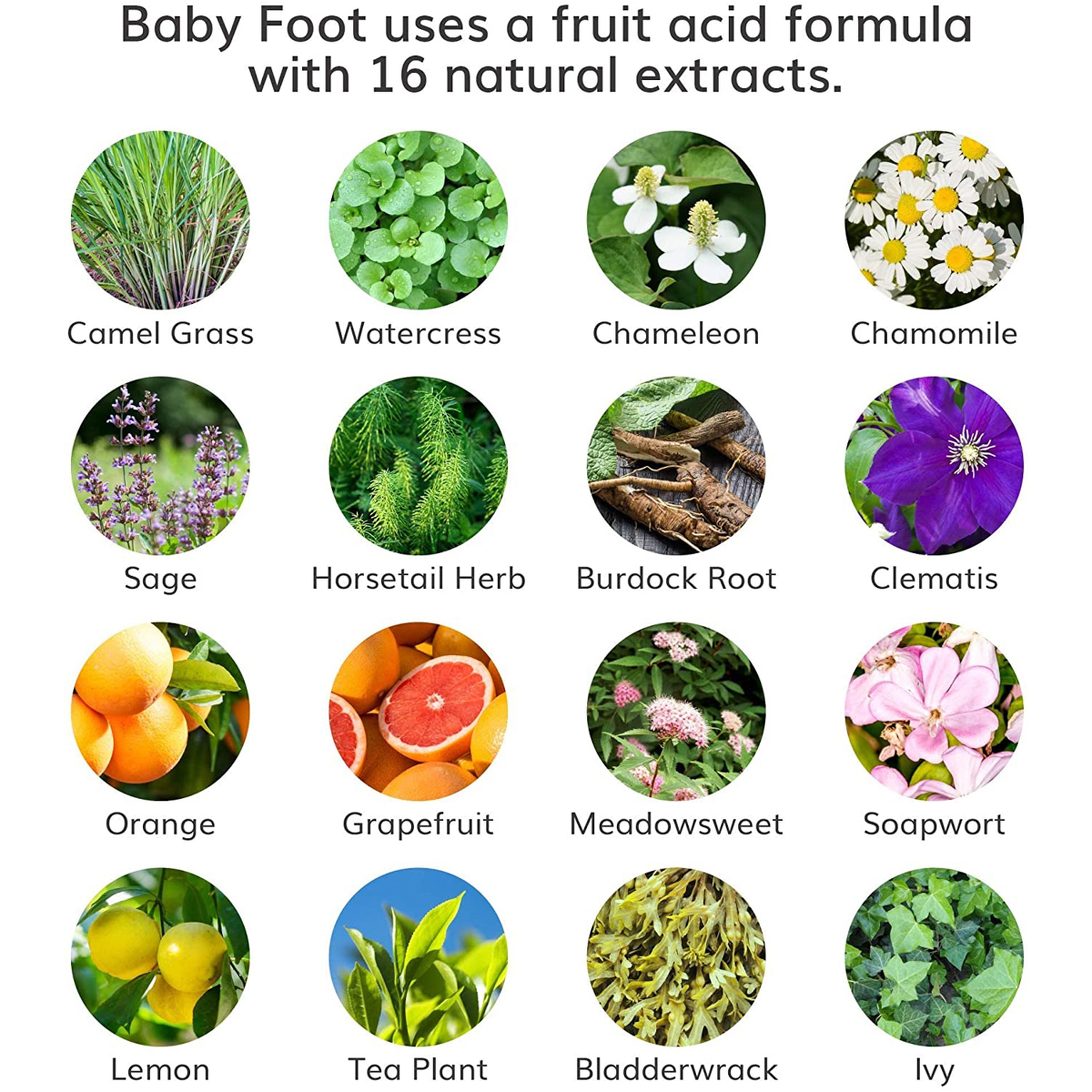 بيبي فوت جوارب تقشير القدم