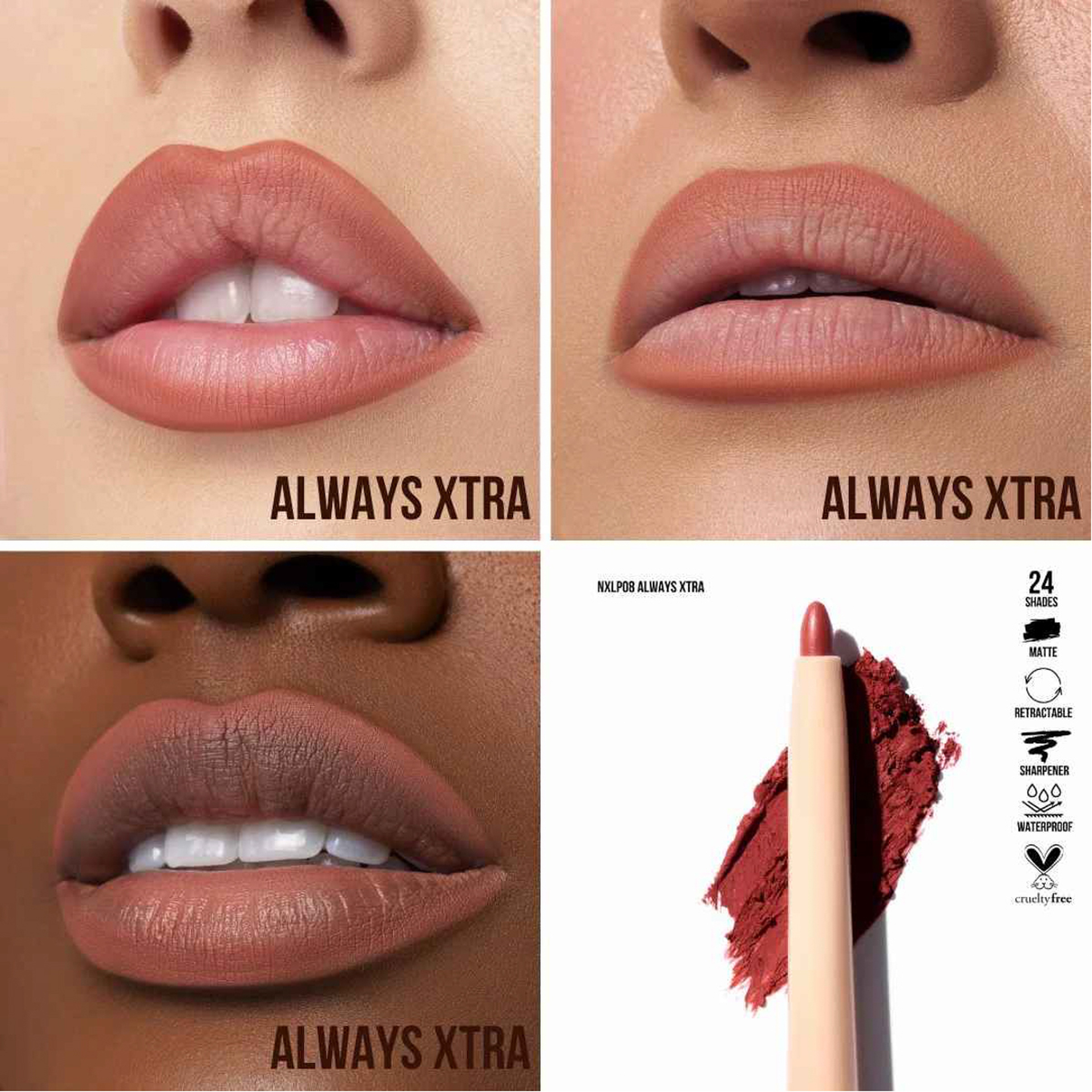 بيوتي كرييشنز نود اكس قلم تحديد الشفاه