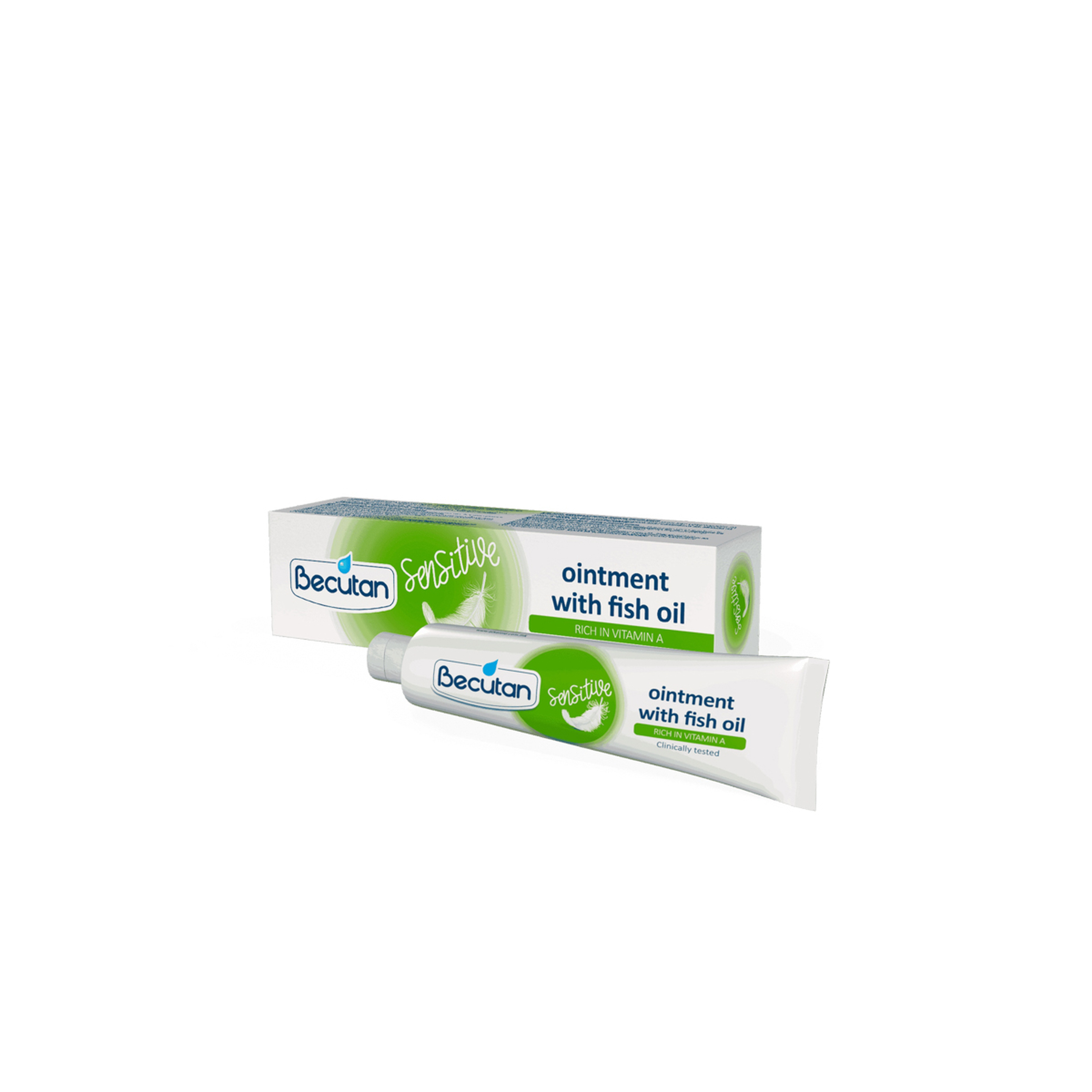 Becutan Sensitive Ointment With Fish Oil 25Ml