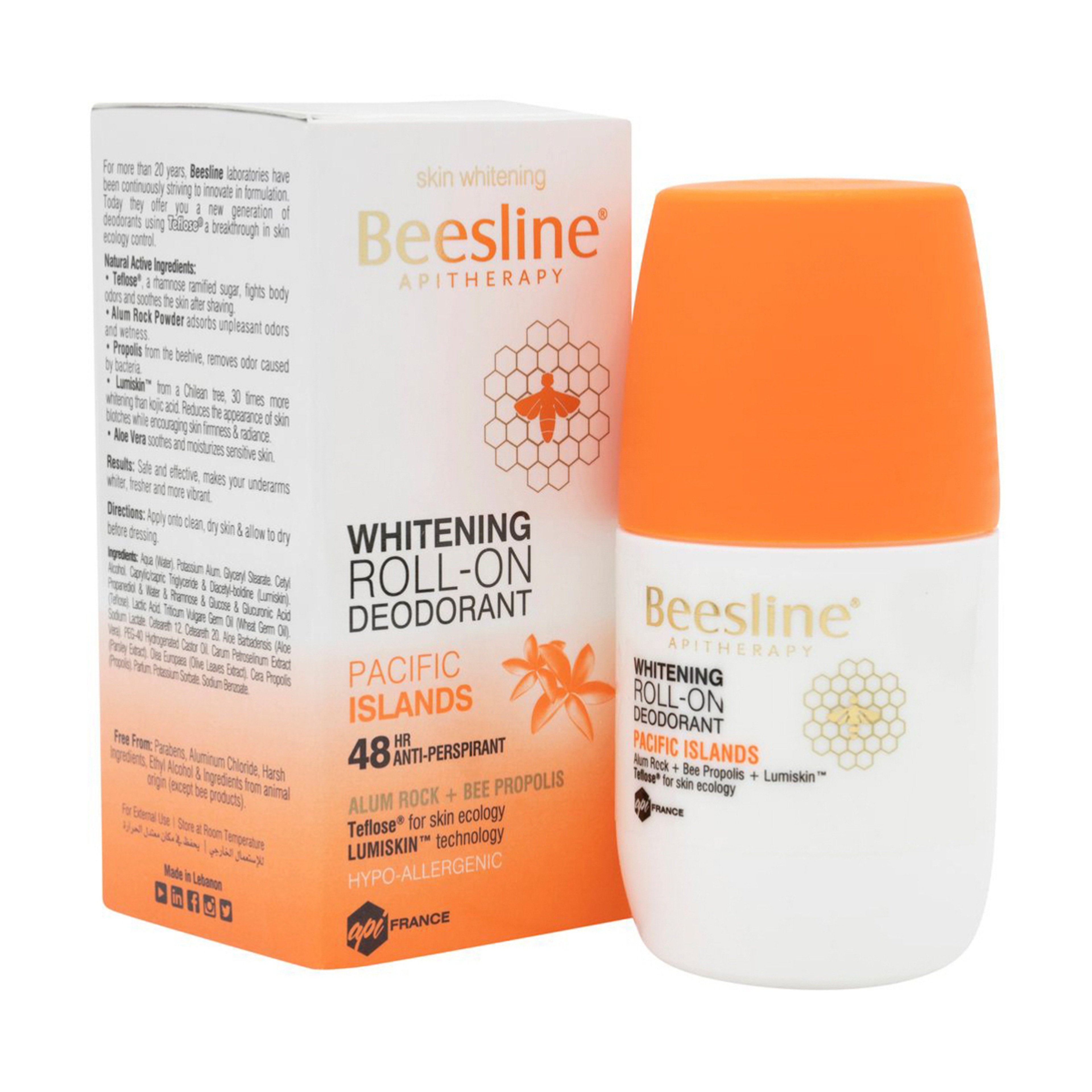 Beesline Deo Roll On Whitening Pacific Islands 50 Ml