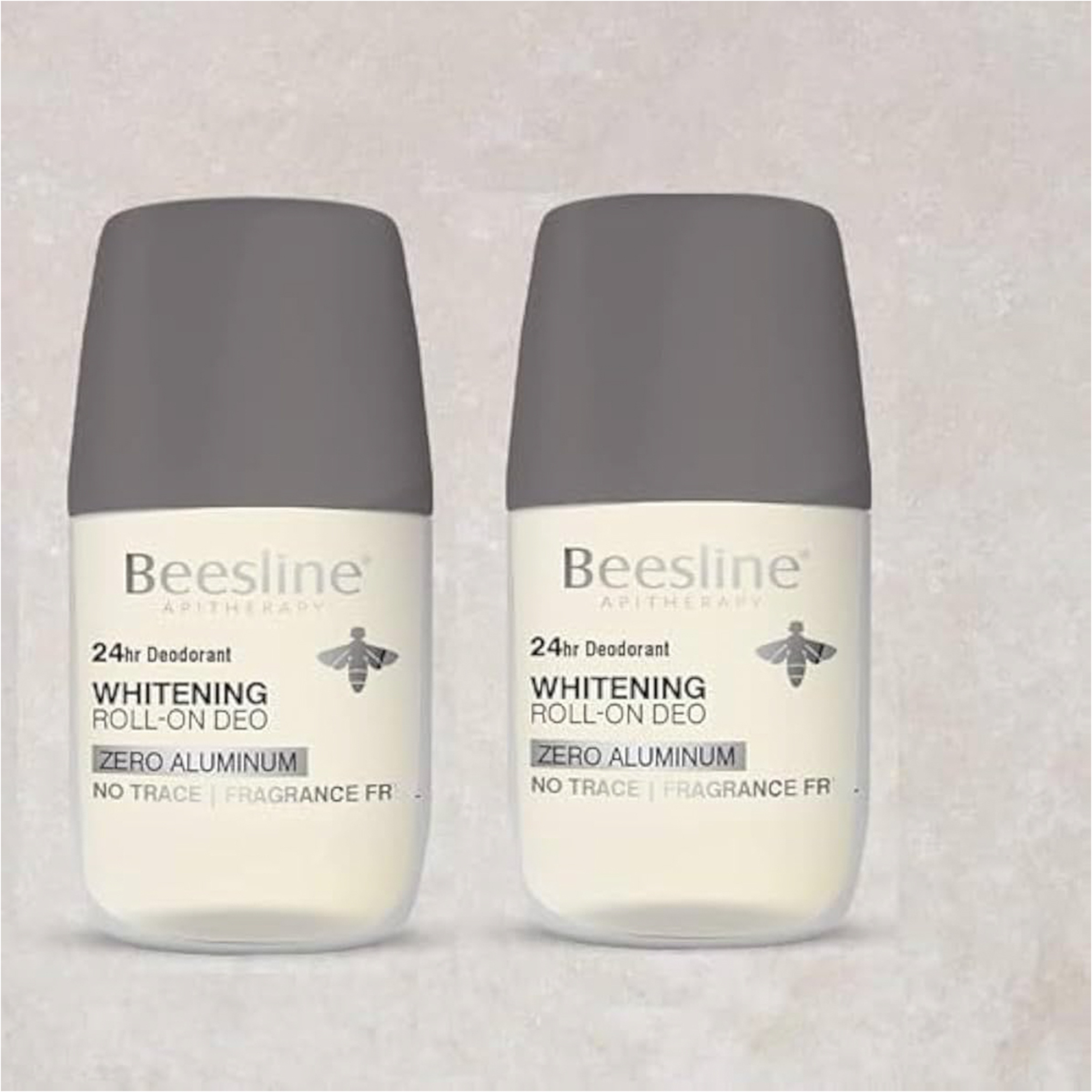Beesline Whitening Roll-On Deo Super Dry Zero Aluminum Fragrance Free For Men 70Ml (1+1 )