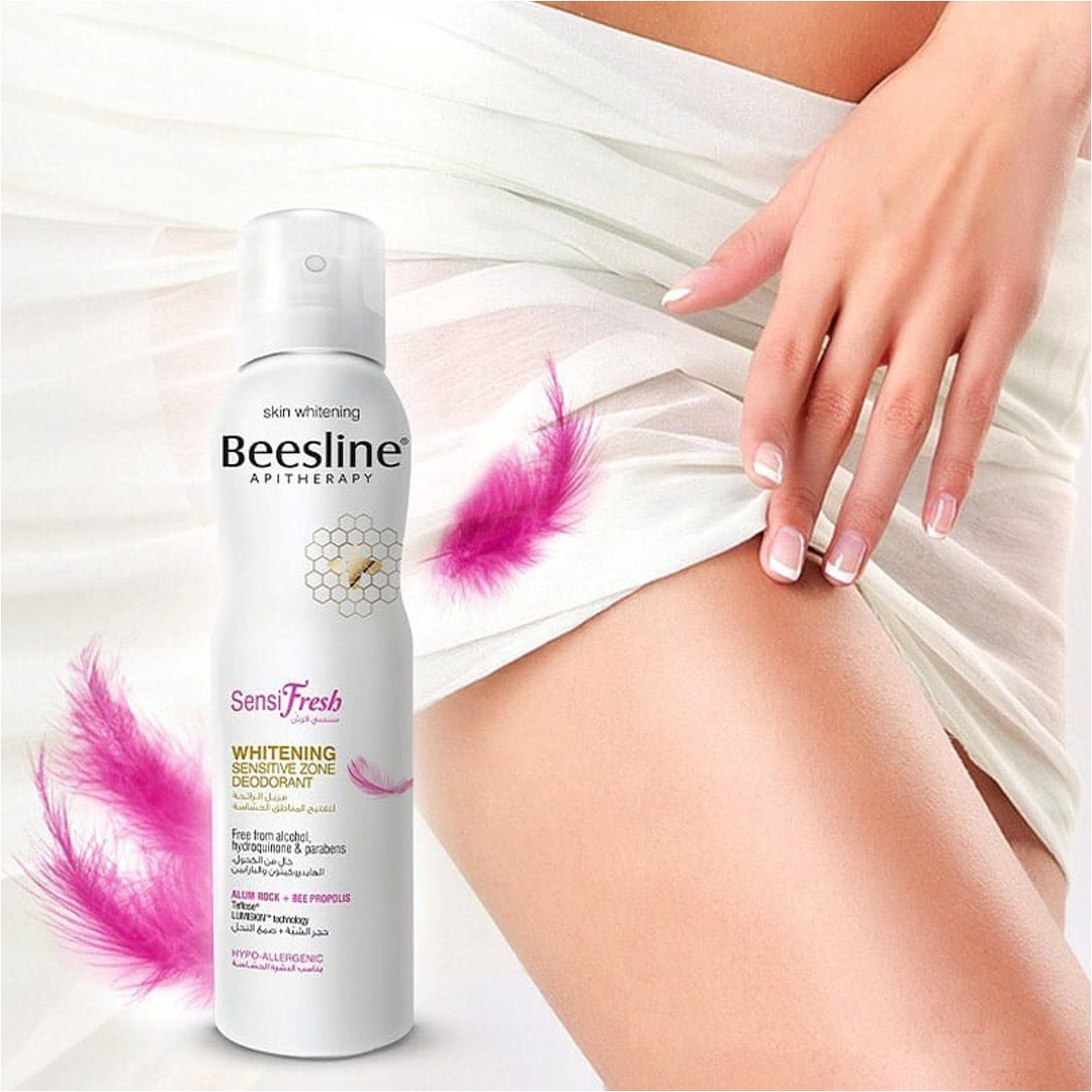 Beesline Sensifresh Whitening Sensitive Zone Deo Spray 150 Ml