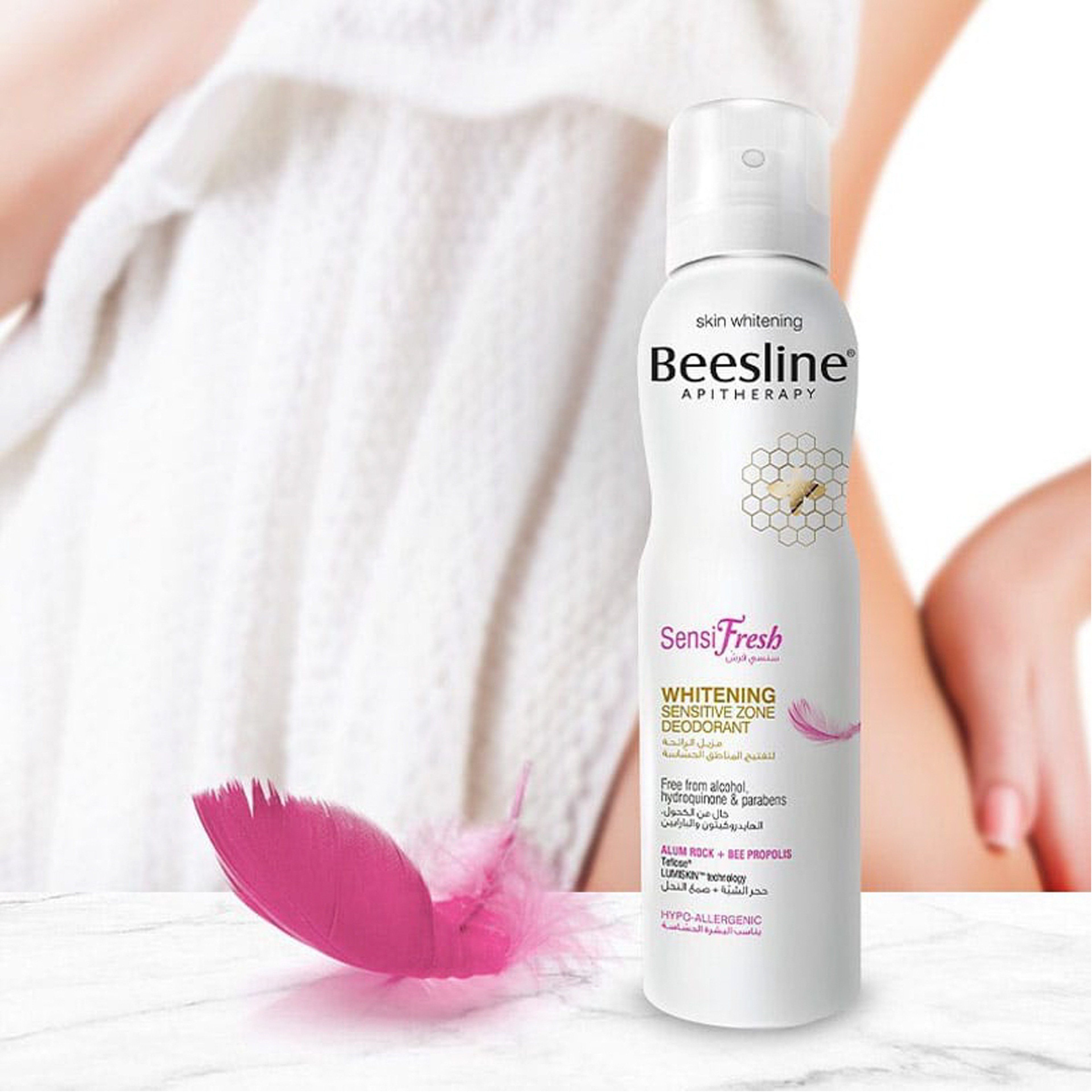 Beesline Sensifresh Whitening Sensitive Zone Deo Spray 150 Ml