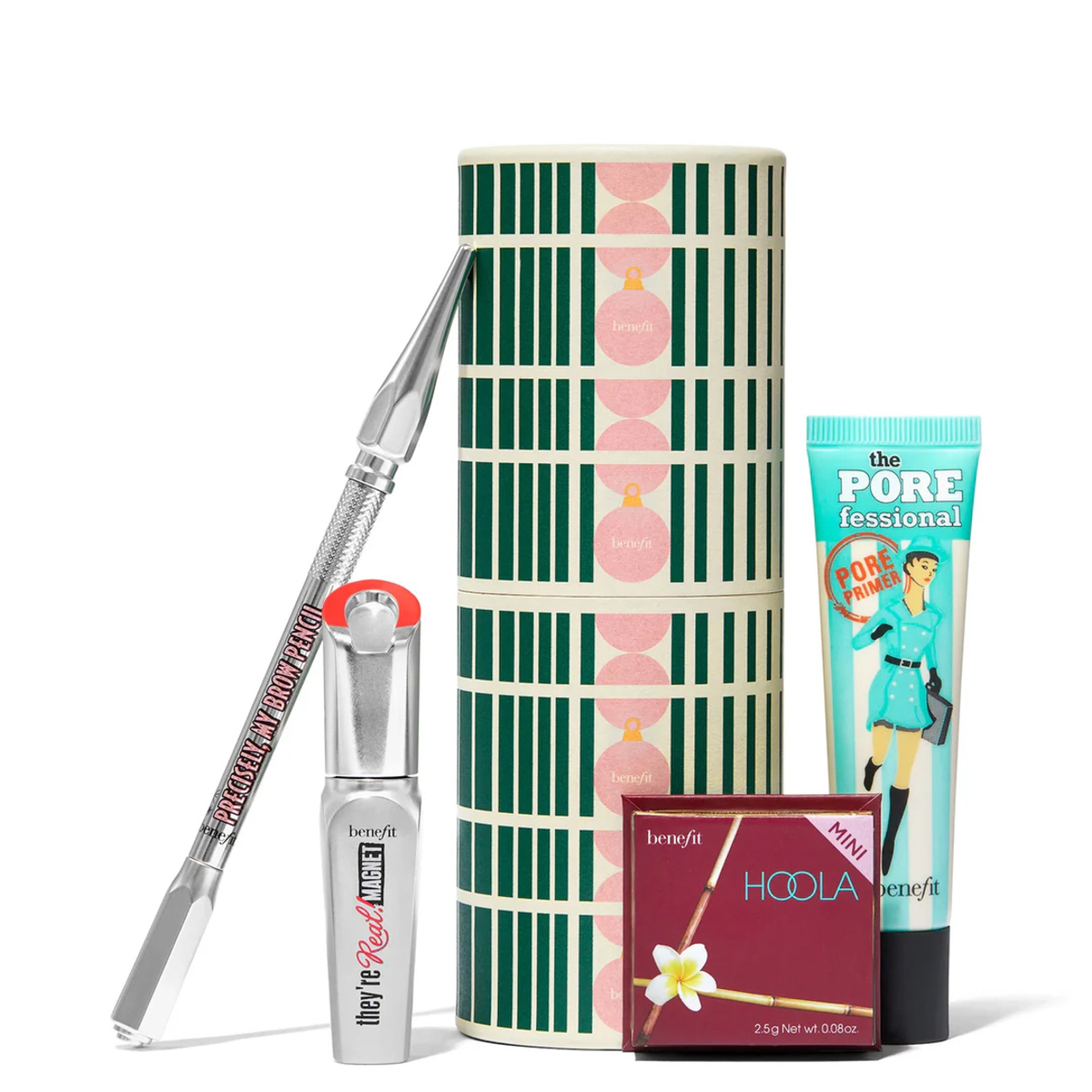 بنفت مجموعة ماكينج سبيريتس جلام برايمر للوجه وقلم حواجب وبرونزر وماسكارا