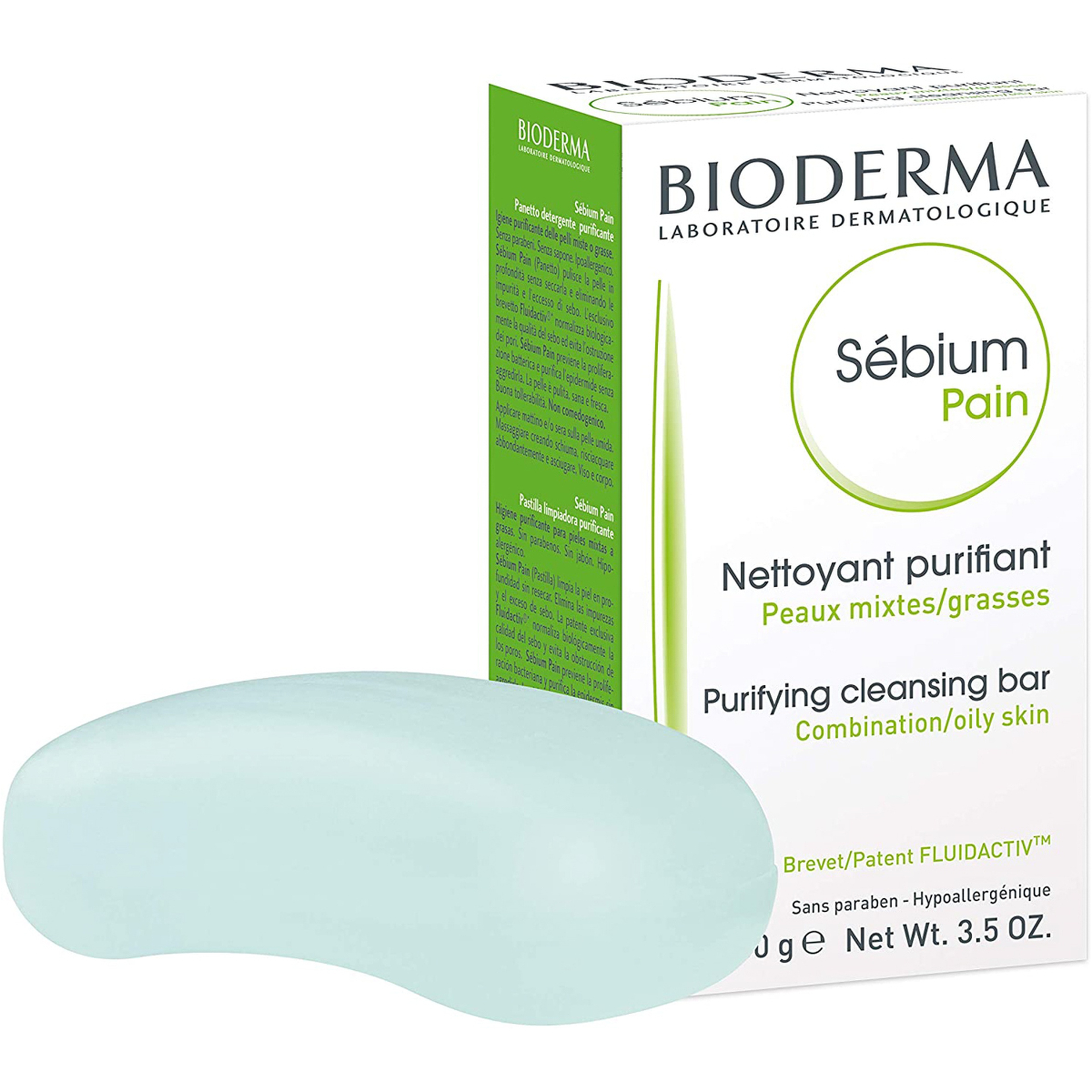 Bioderma Purifying Cleansing Soap Bar - 100 Gm