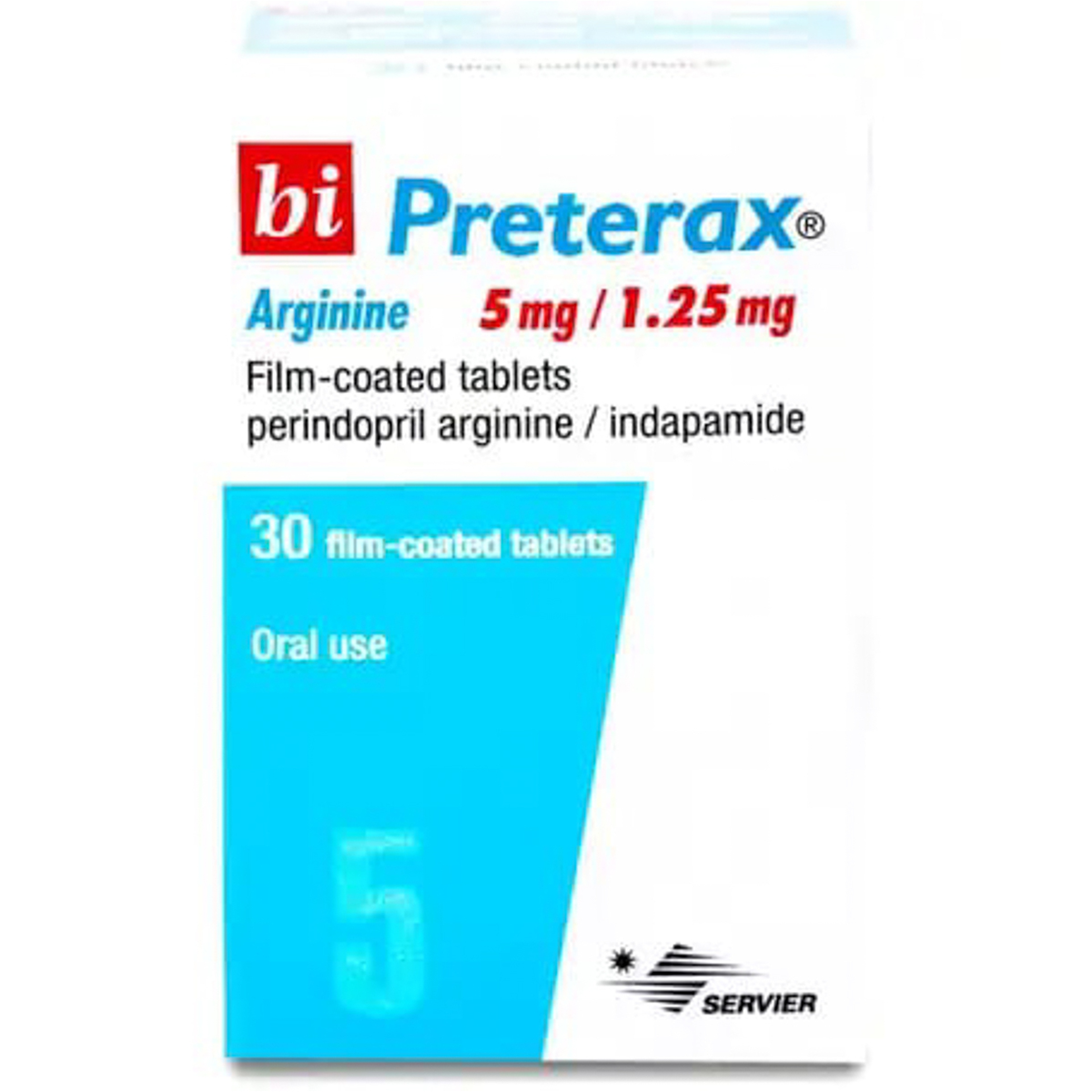 Bi-Preterax 5 Mg/1.25 Mg Tablet 30Pcs