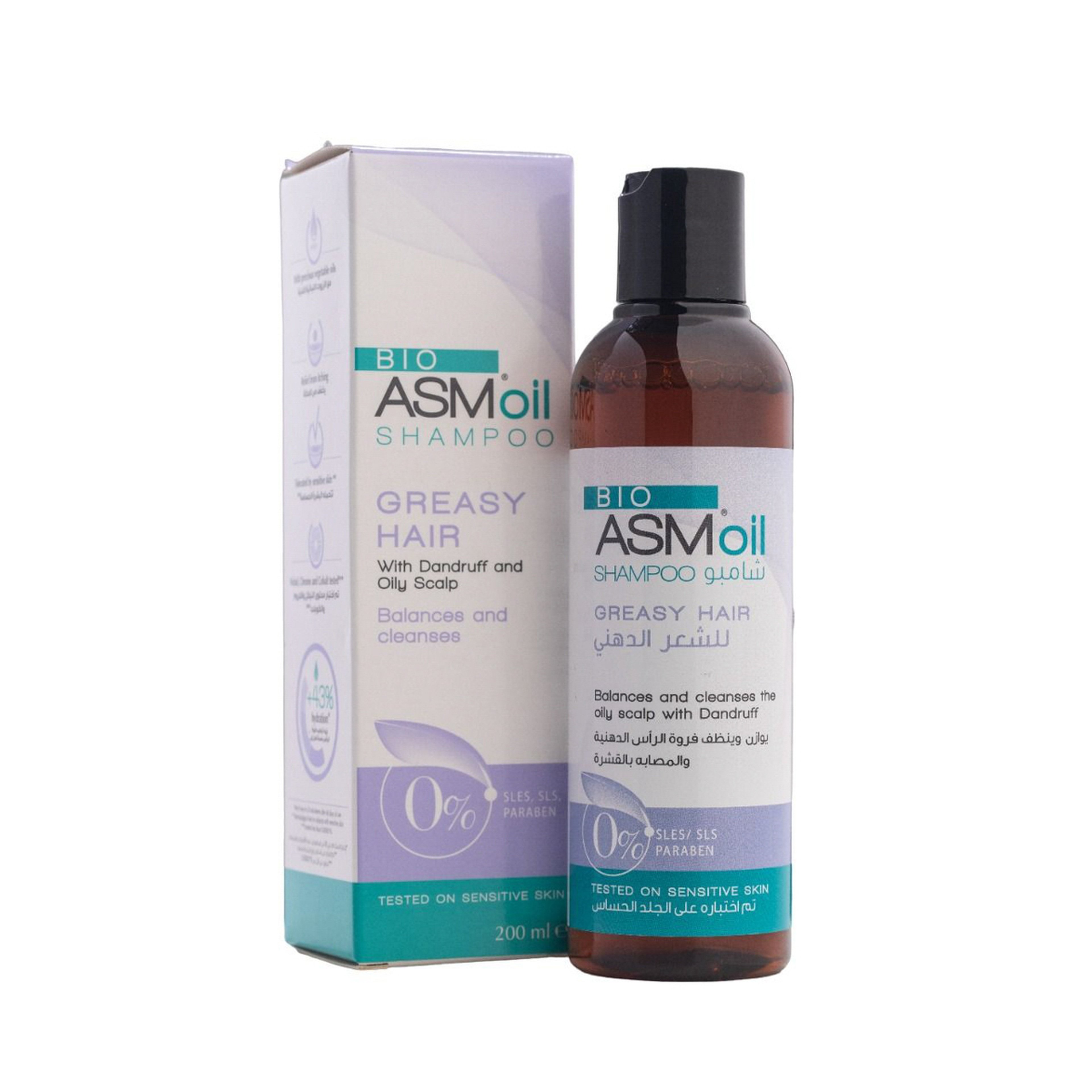 Bio Asm Oil Shampoo Greasy Hair 200 Ml