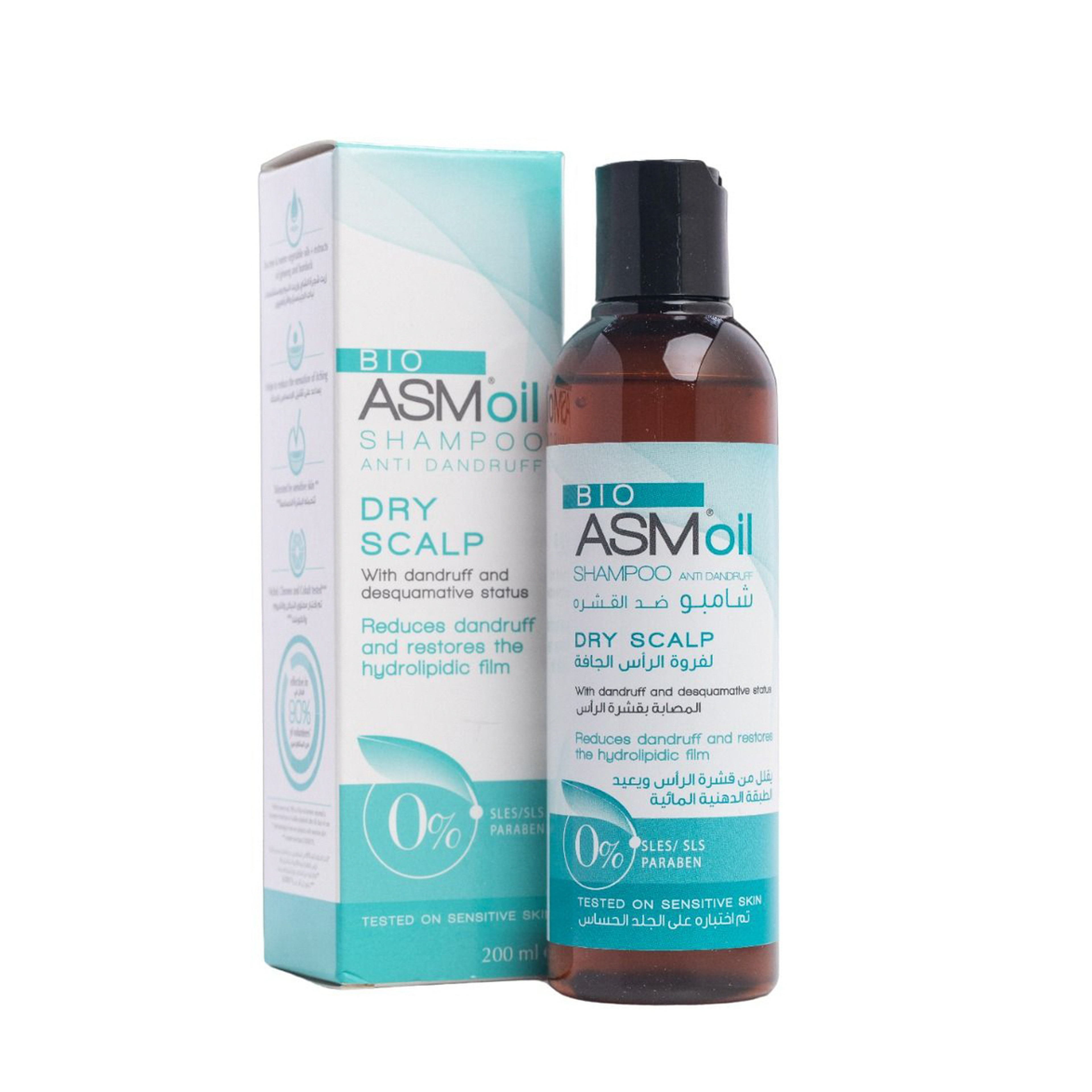 Bio Asm Oil Shampoo Anti Dandruff Dry Scalp 200 Ml