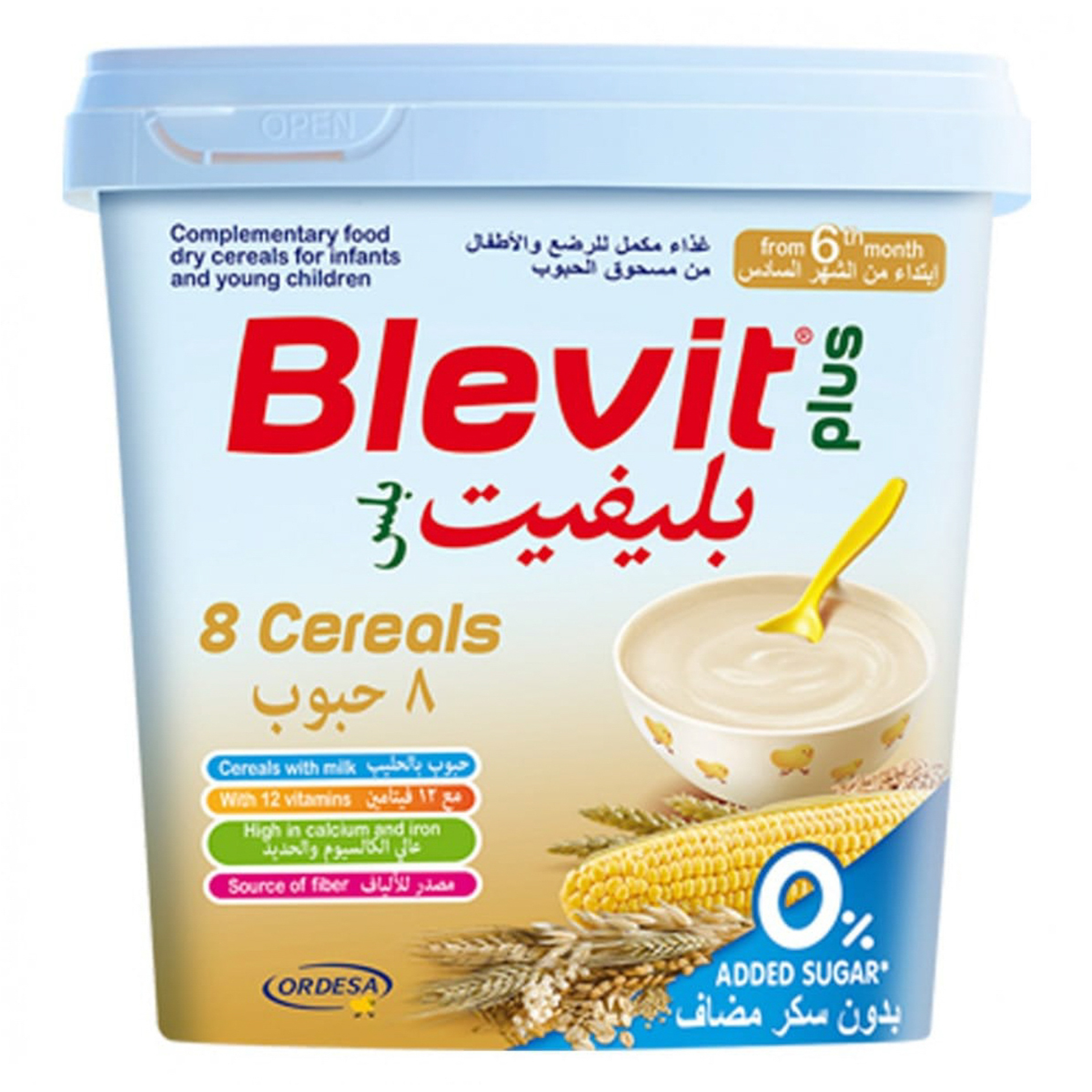 Blevit Plus Multi Grain & Fiber, Zero Sugar - 250 Gm