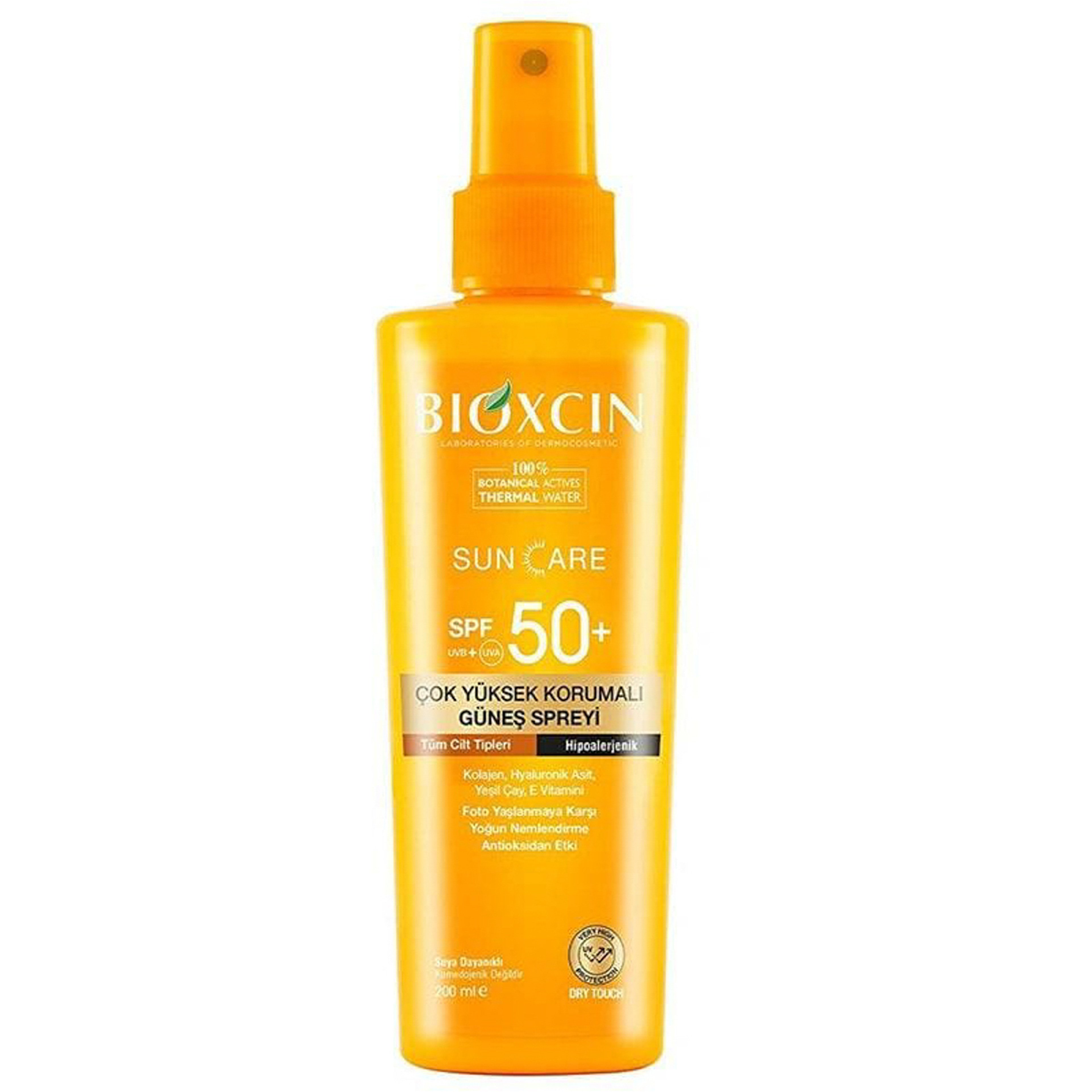 Bioxcin Suncare High Sun Protection Spray Spf 50+ 200Ml For All Skin Types