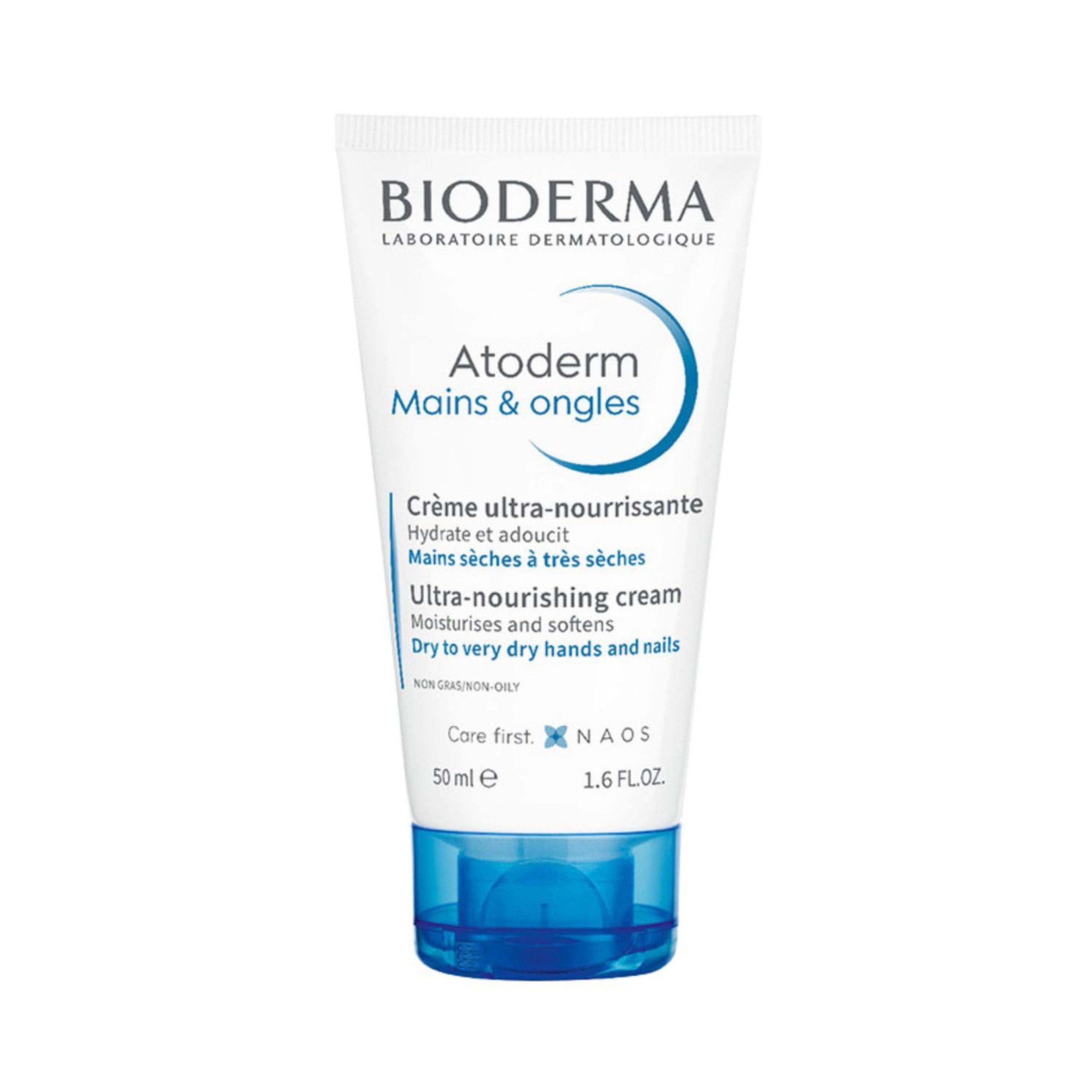 Bioderma, Atoderm, Mains & Ongles, For Dry To Very Dry Hands & Nails - 50 Ml