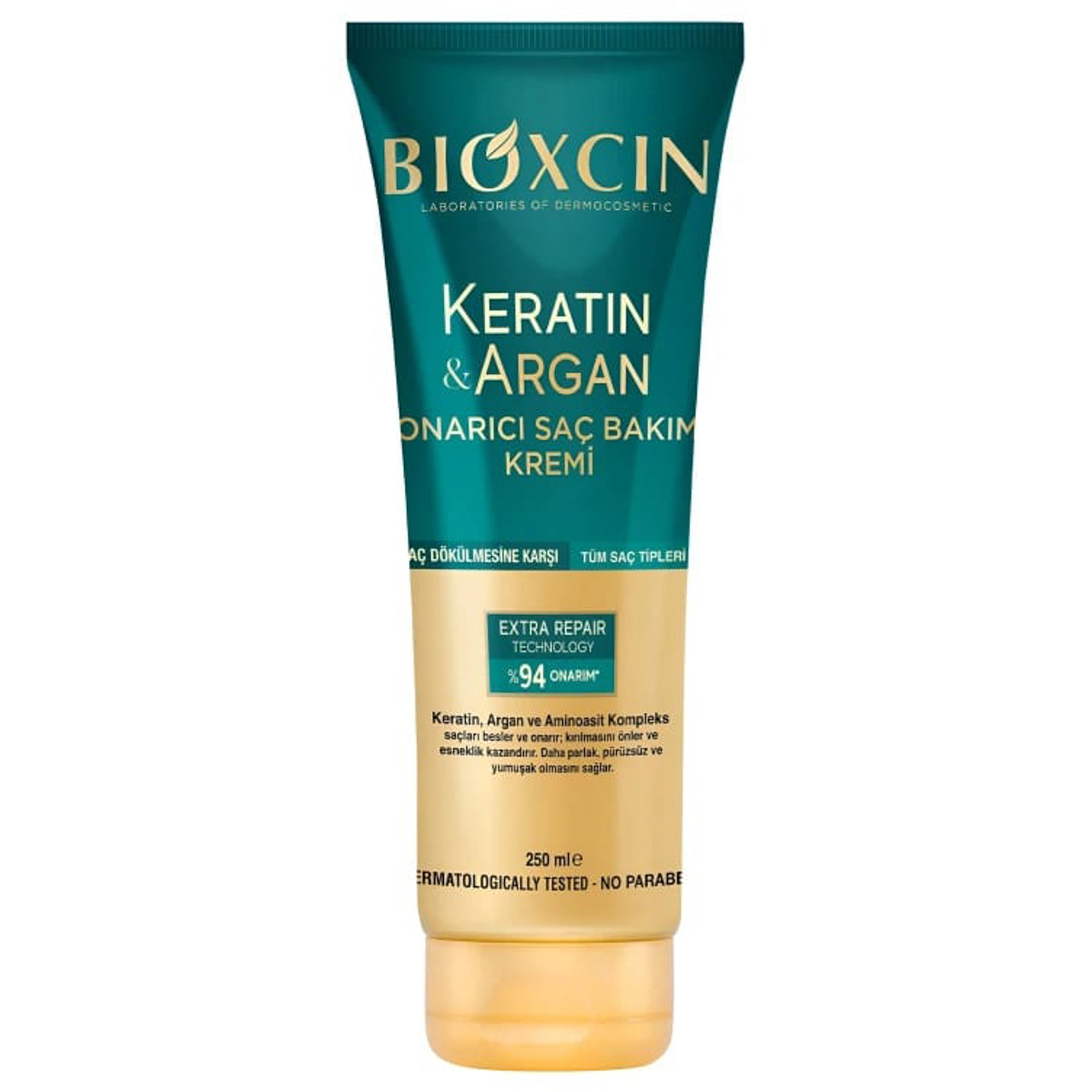 Bioxcin Repair Liquid Hair Care Cream Keratin Argan 250 Ml