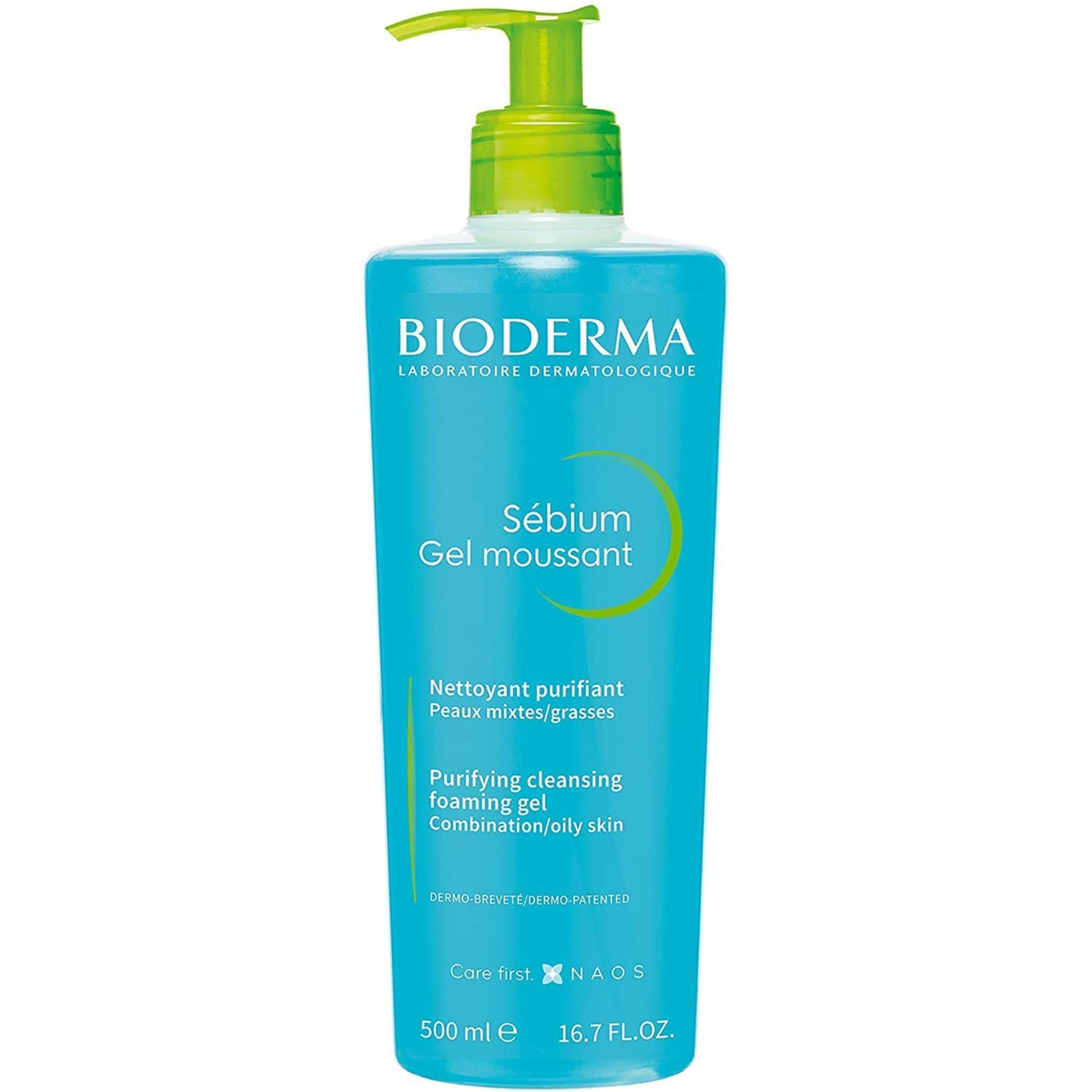 Bioderma Sebium Gel Moussant Purifying Cleansing Foaming Gel 500 Ml
