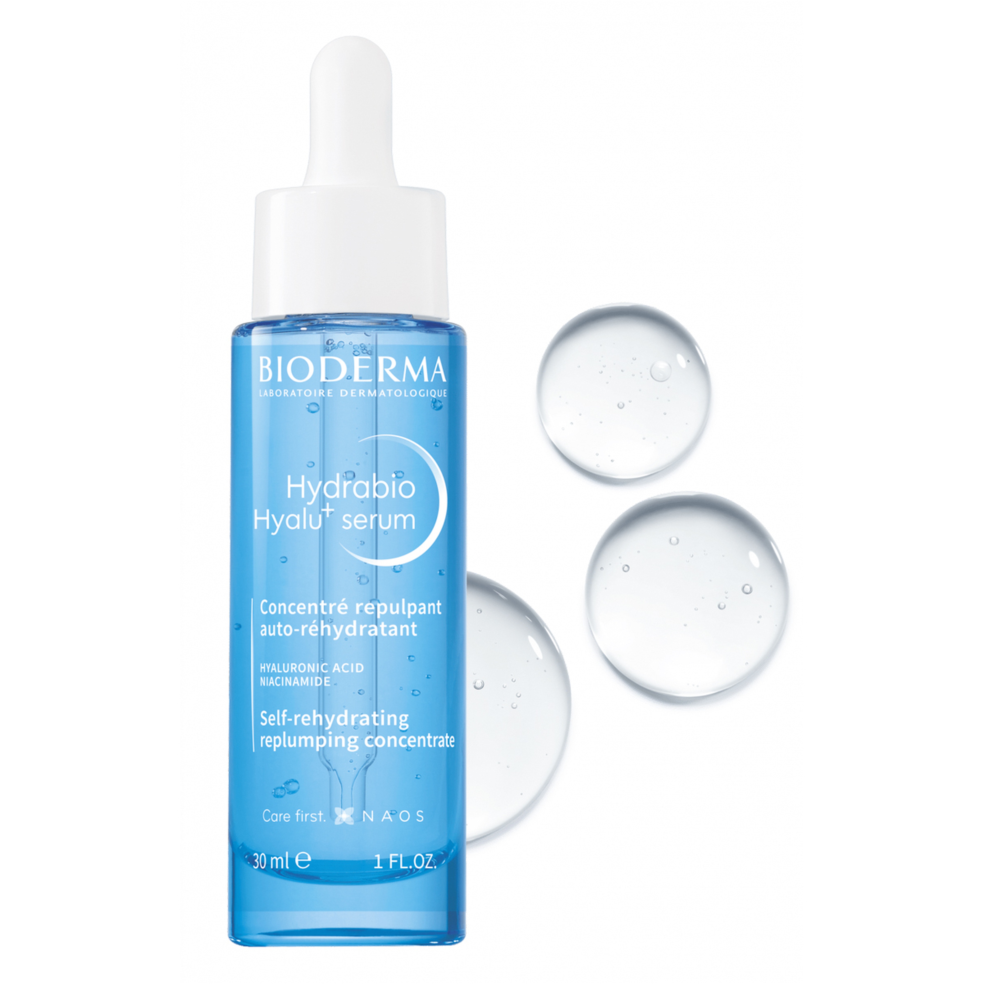 Bioderma, Hydrabio, Hyalu+ Serum, Repluming Concentrate, For Wrinkles - 30 Ml