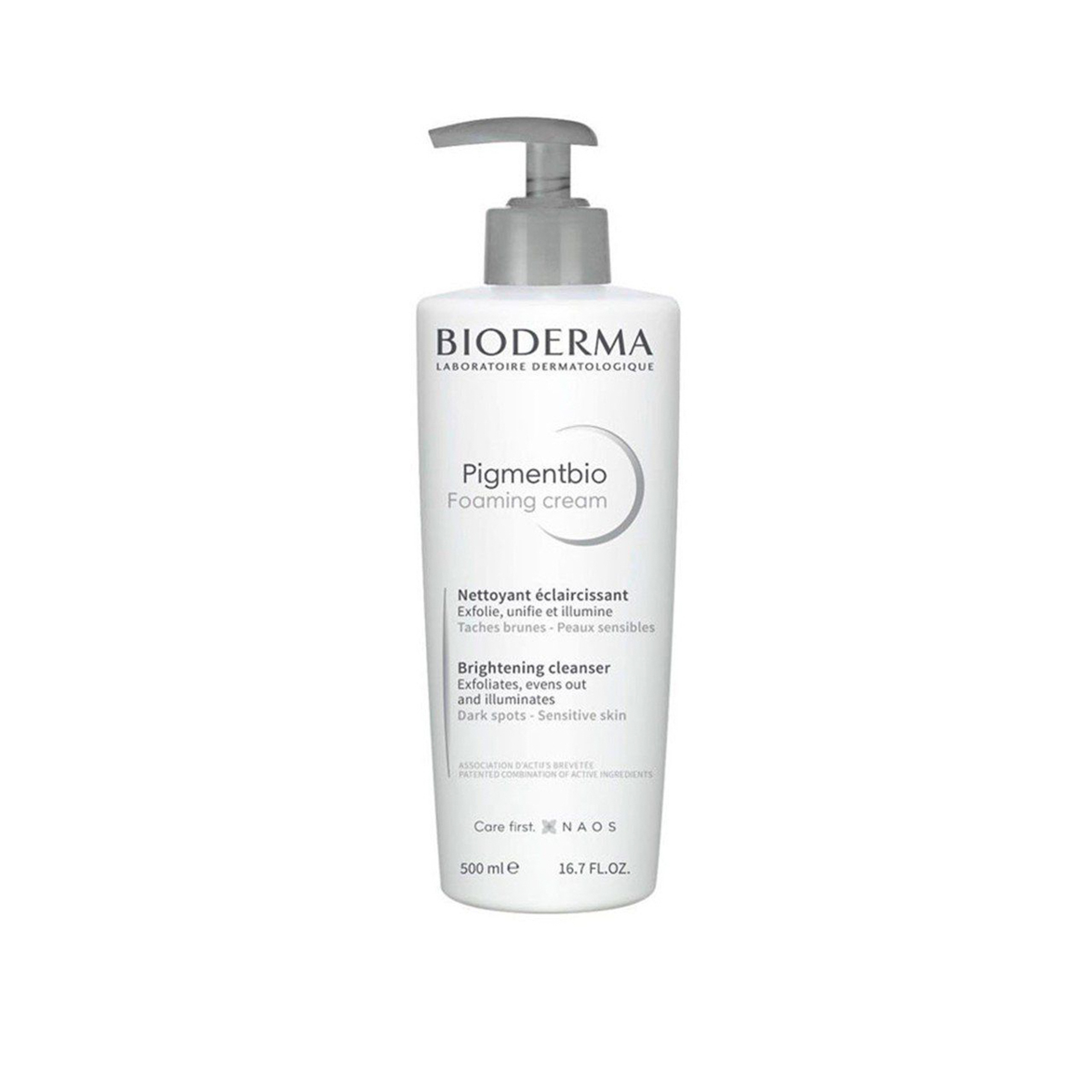 Bioderma, Pigmentbio, Foaming Cream, Brightrning Cleanser, Senstive Skin - 500 Ml
