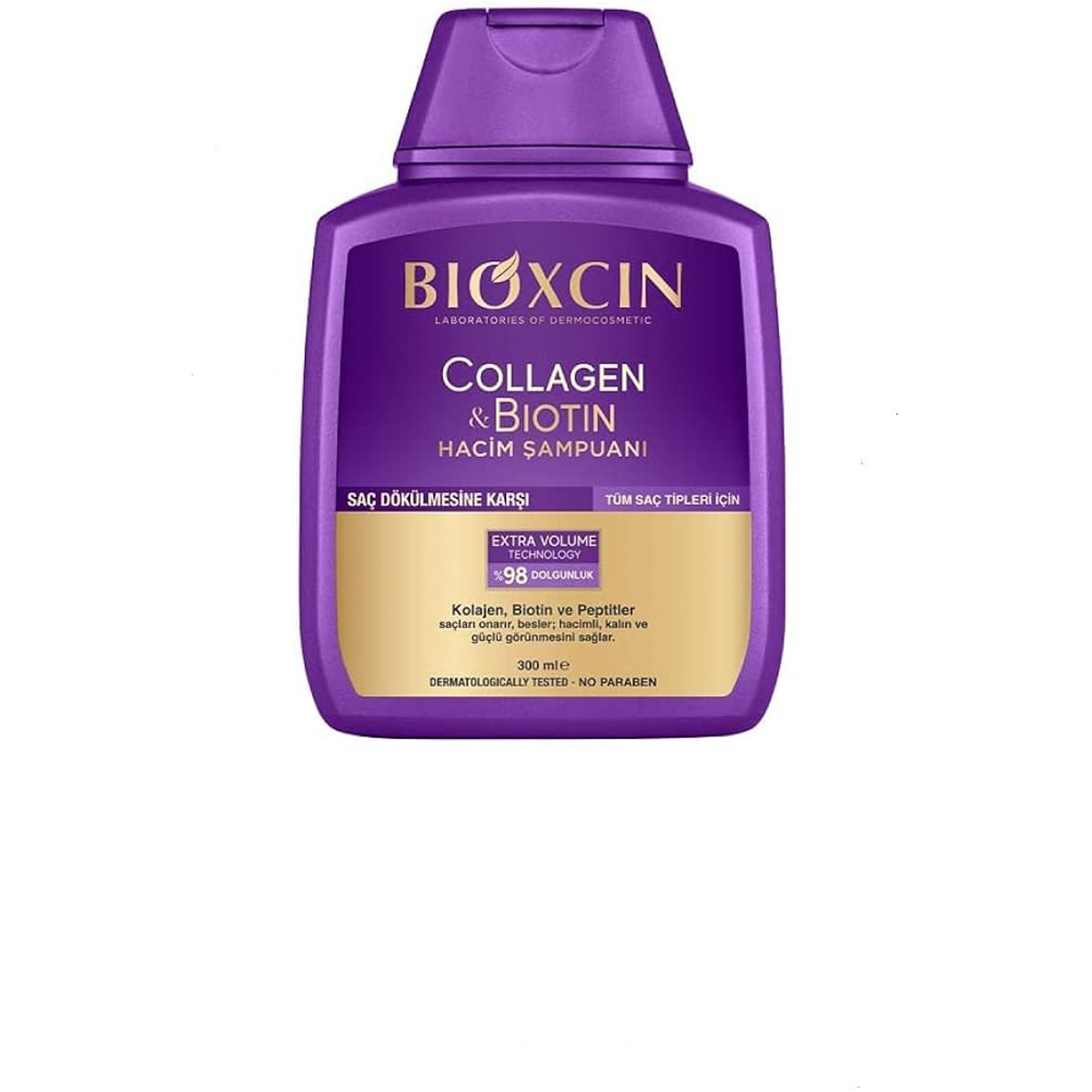 Bioxcin Collagen & Biotin Extra Volume & Plumping Shampoo 300 Ml