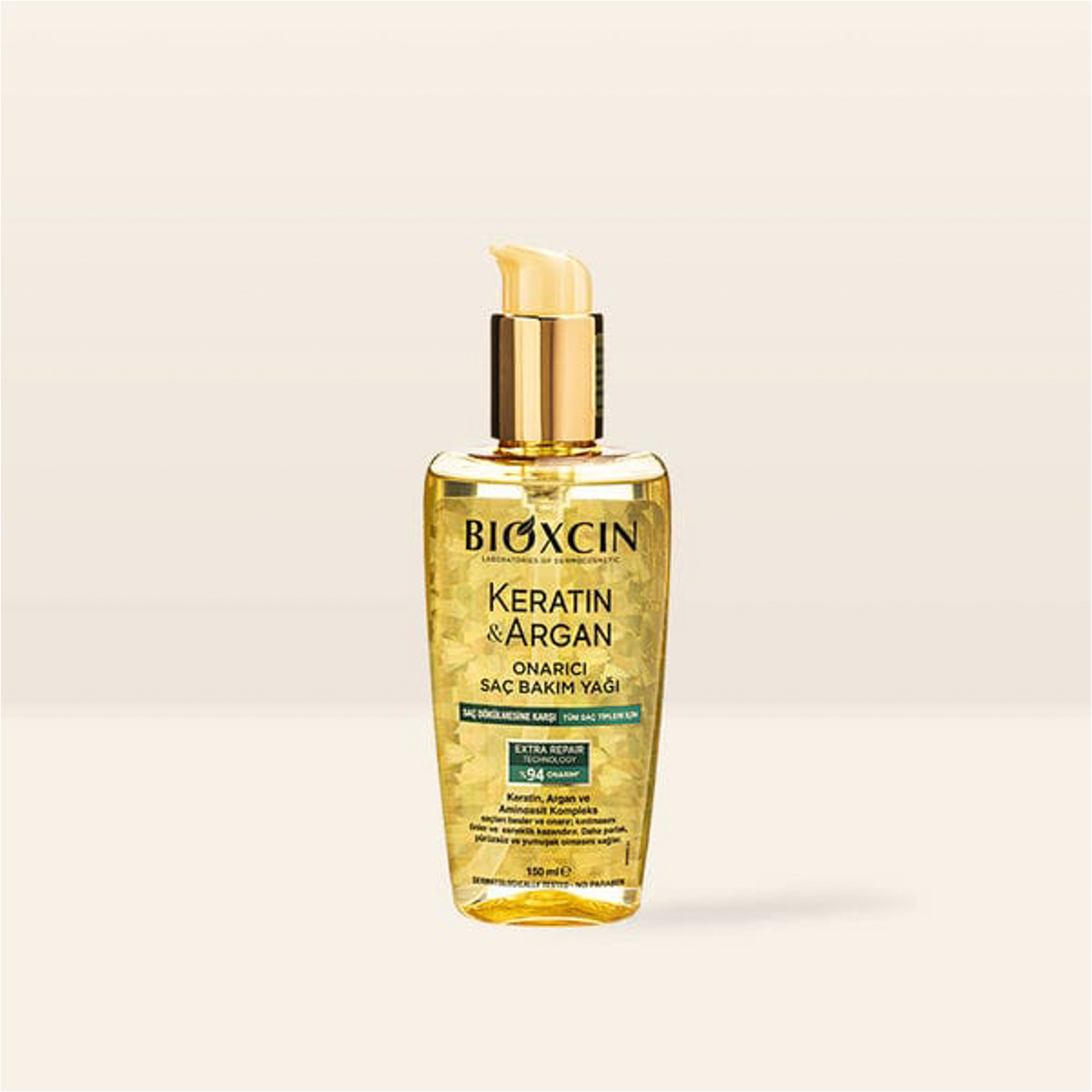 Bioxcin Keratin-Argan Hair Care Oil 150Ml