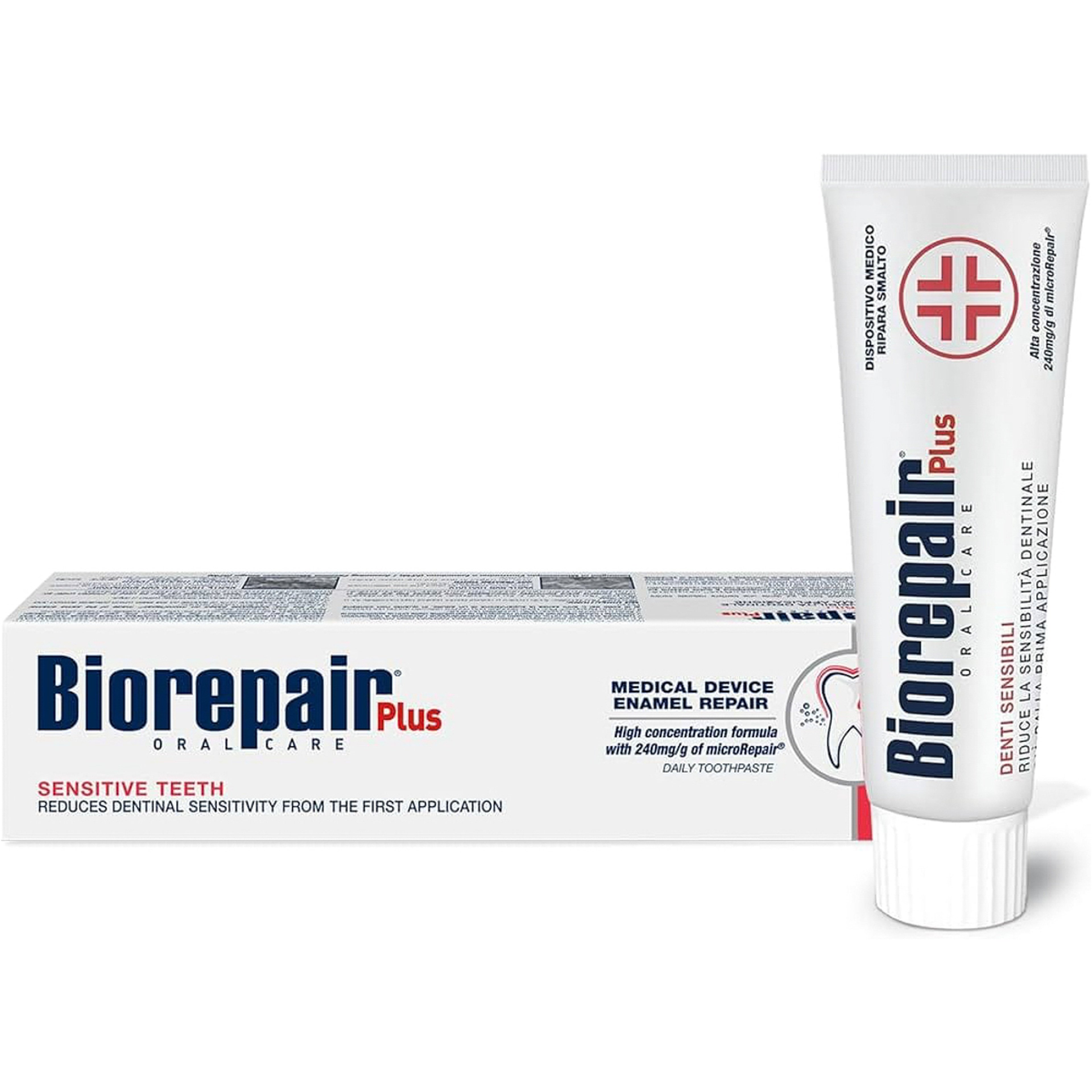 Biorepair Toothpaste Plus Sensitive Teeth Tp 75 Ml