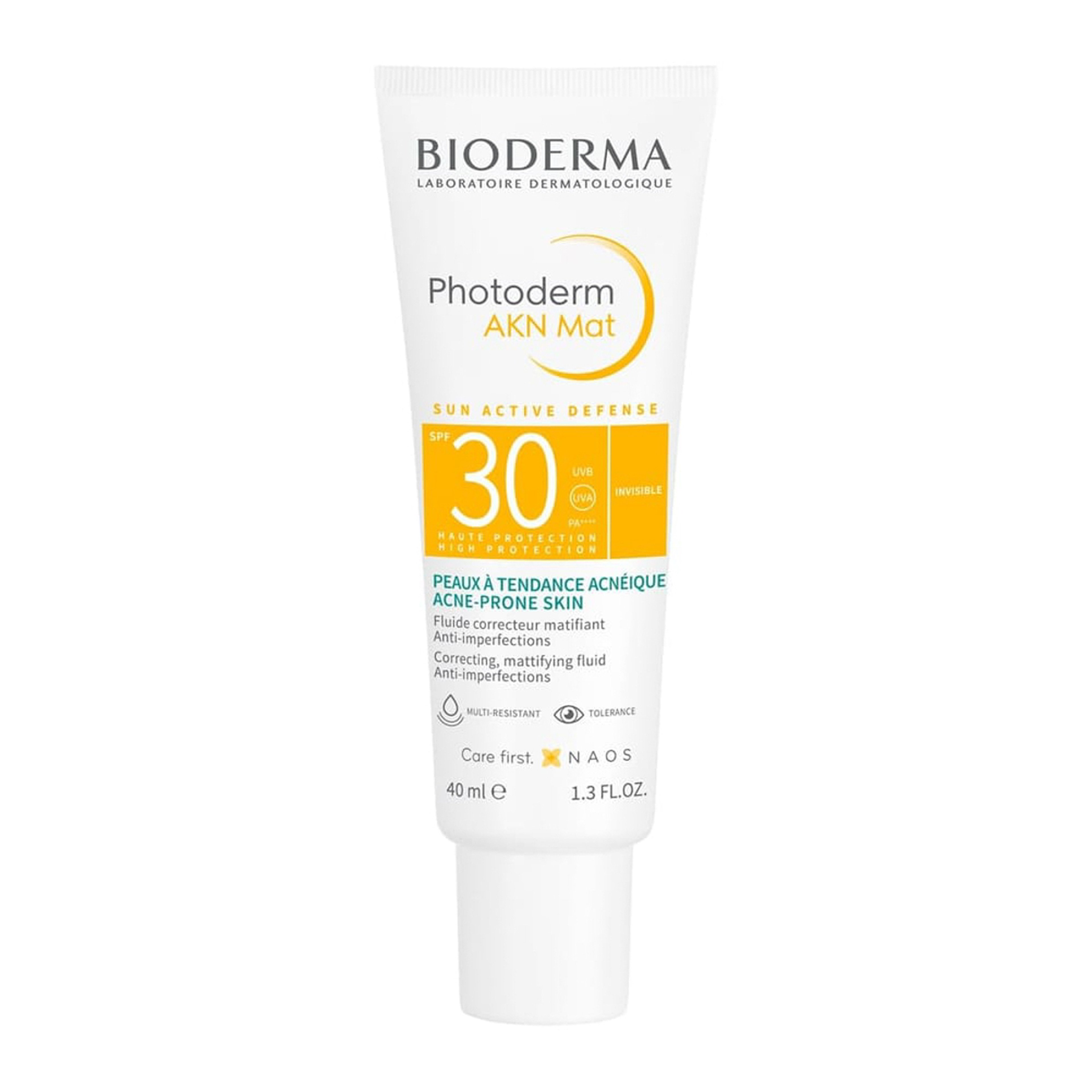 Bioderma, Photoderm Mattifying Fluid, Spf 30, Invisible, Acne-Prone Skin - 40 Ml