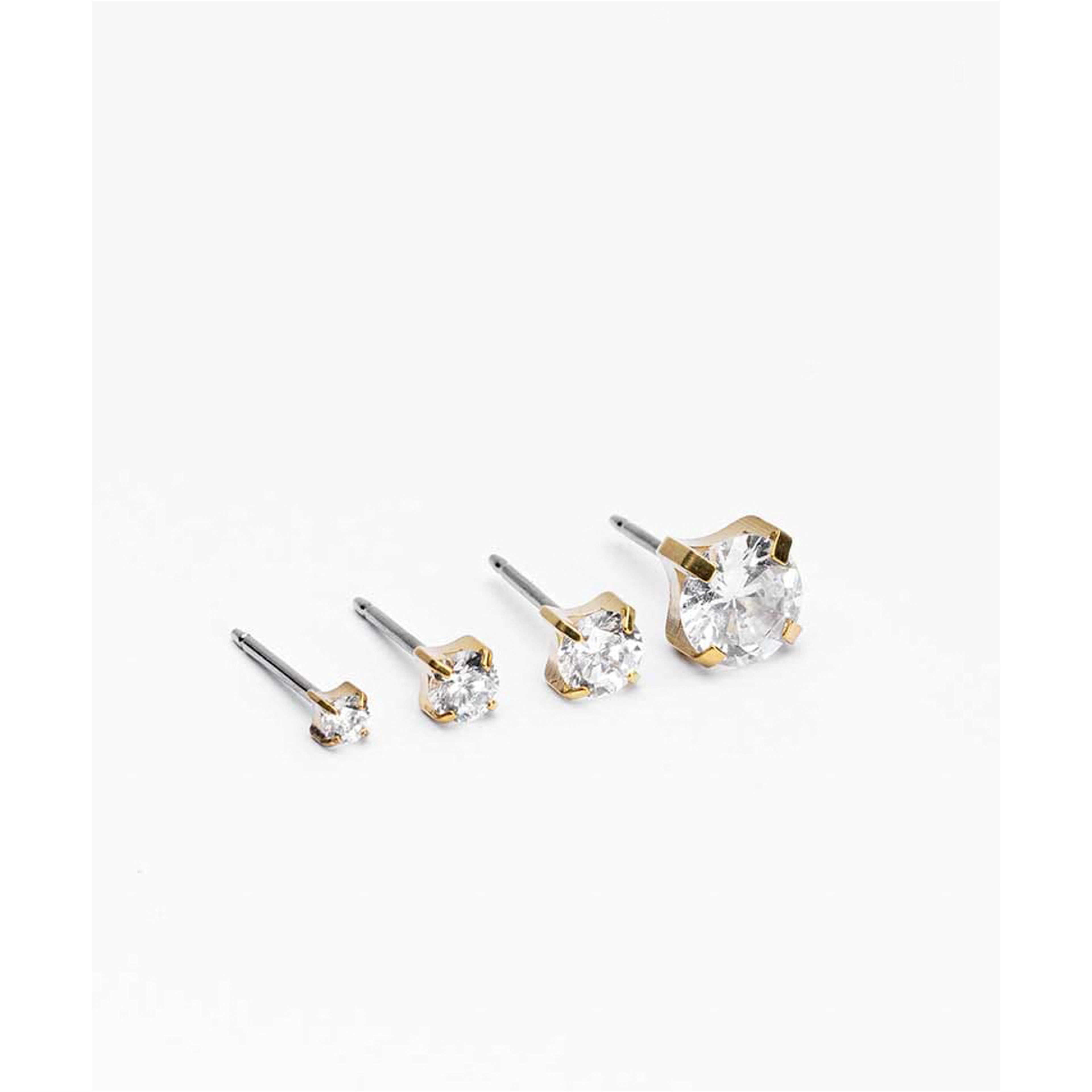 بلومدال حلق طبي جولدن تيفاني كريستال ابيض 4 مل