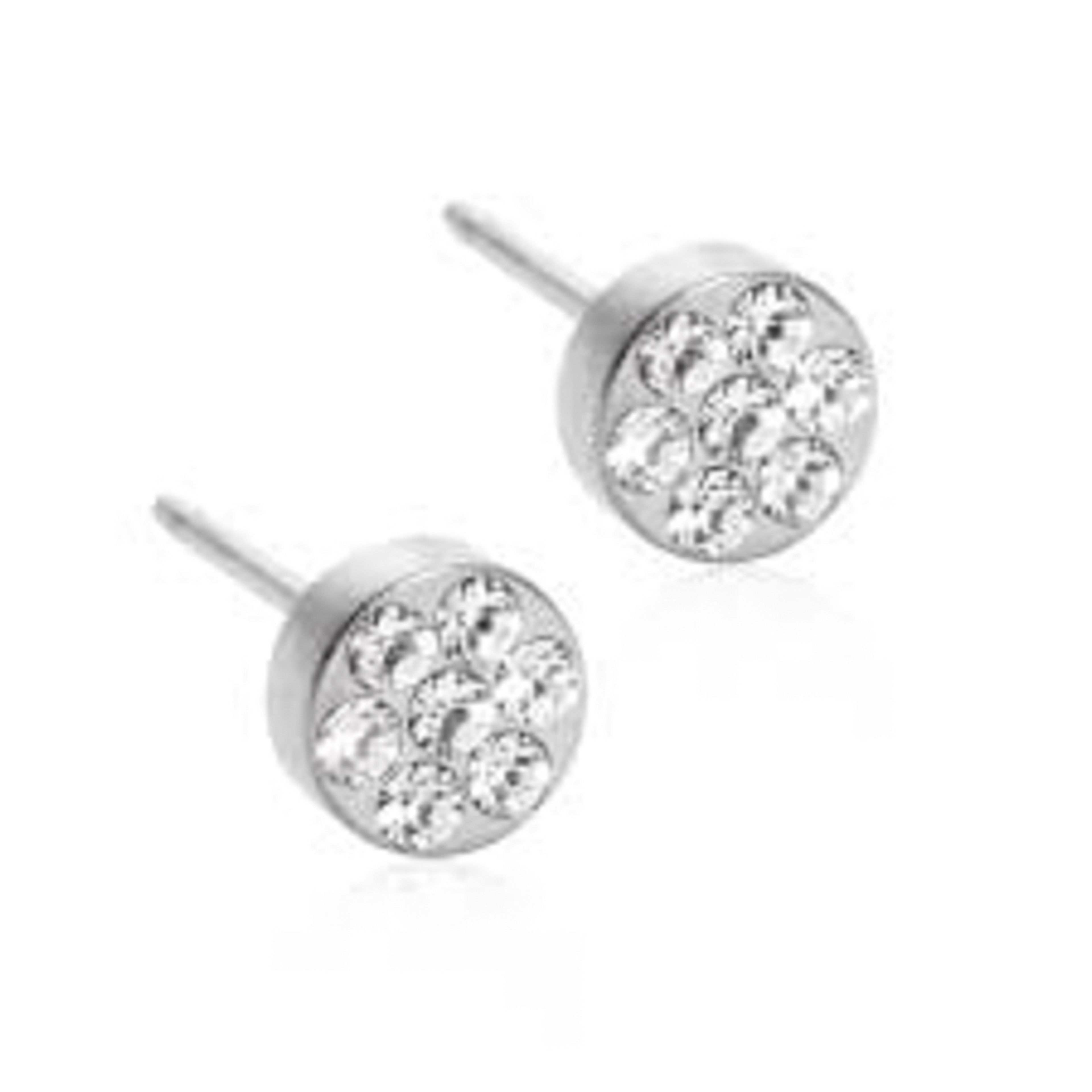 بلومدال حلق طبي كريستال فضي 5 ملي