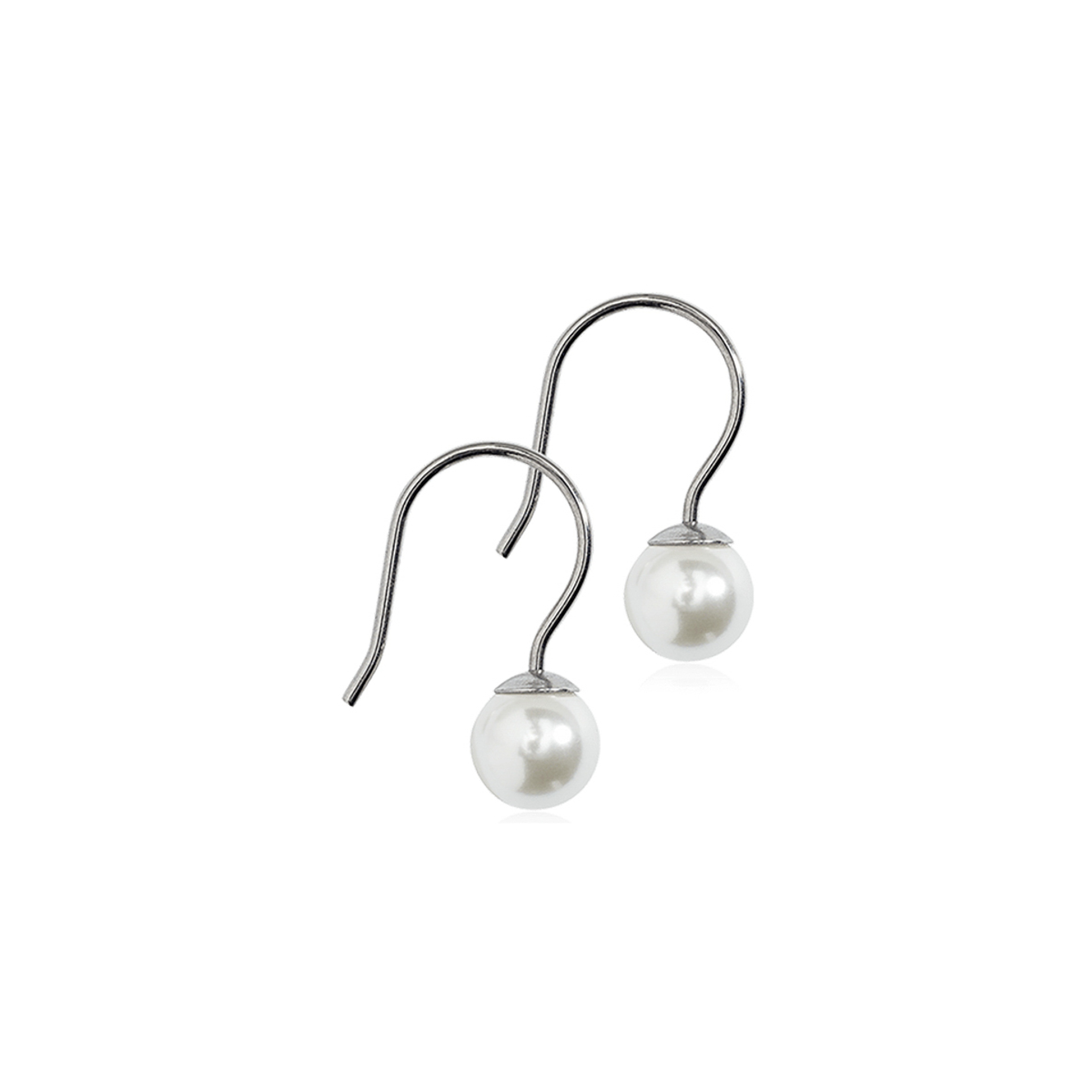 بلومدال حلق طبي لولي ابيض معلق 6 ملي