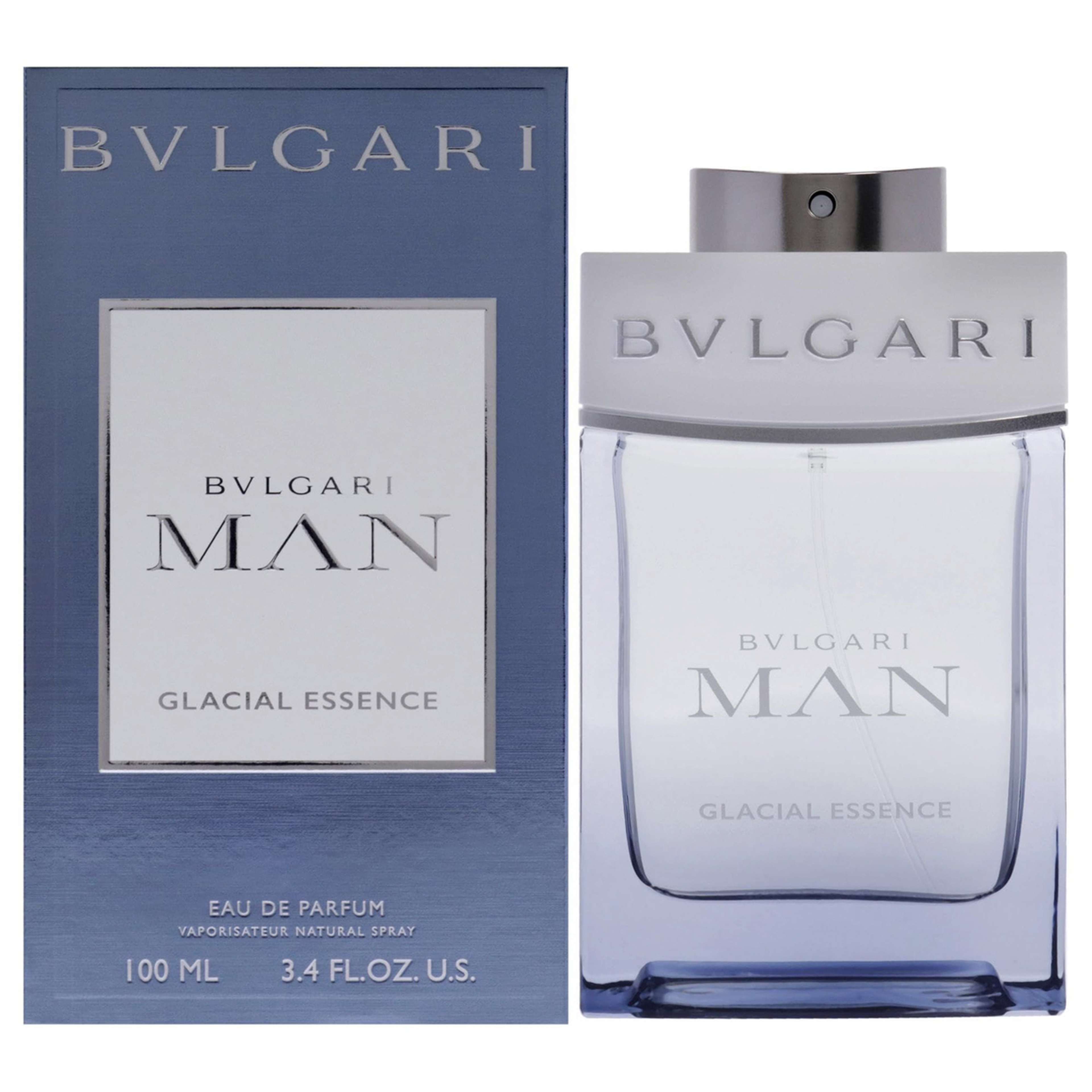 Bvlgari Man Glacial Essence Eau De Parfum For Men - 100 Ml