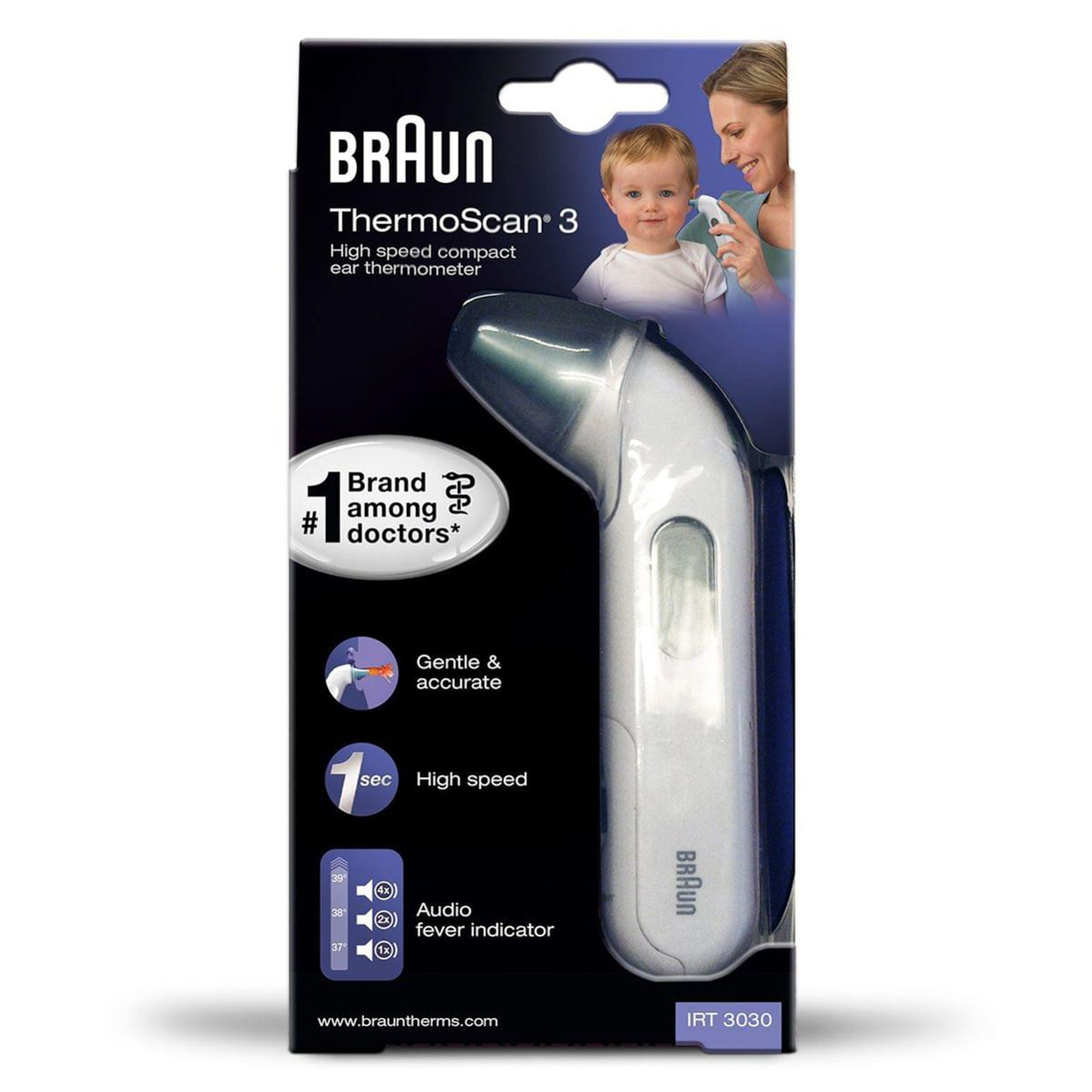 مقياس درجة الحرارة عبر الأذن