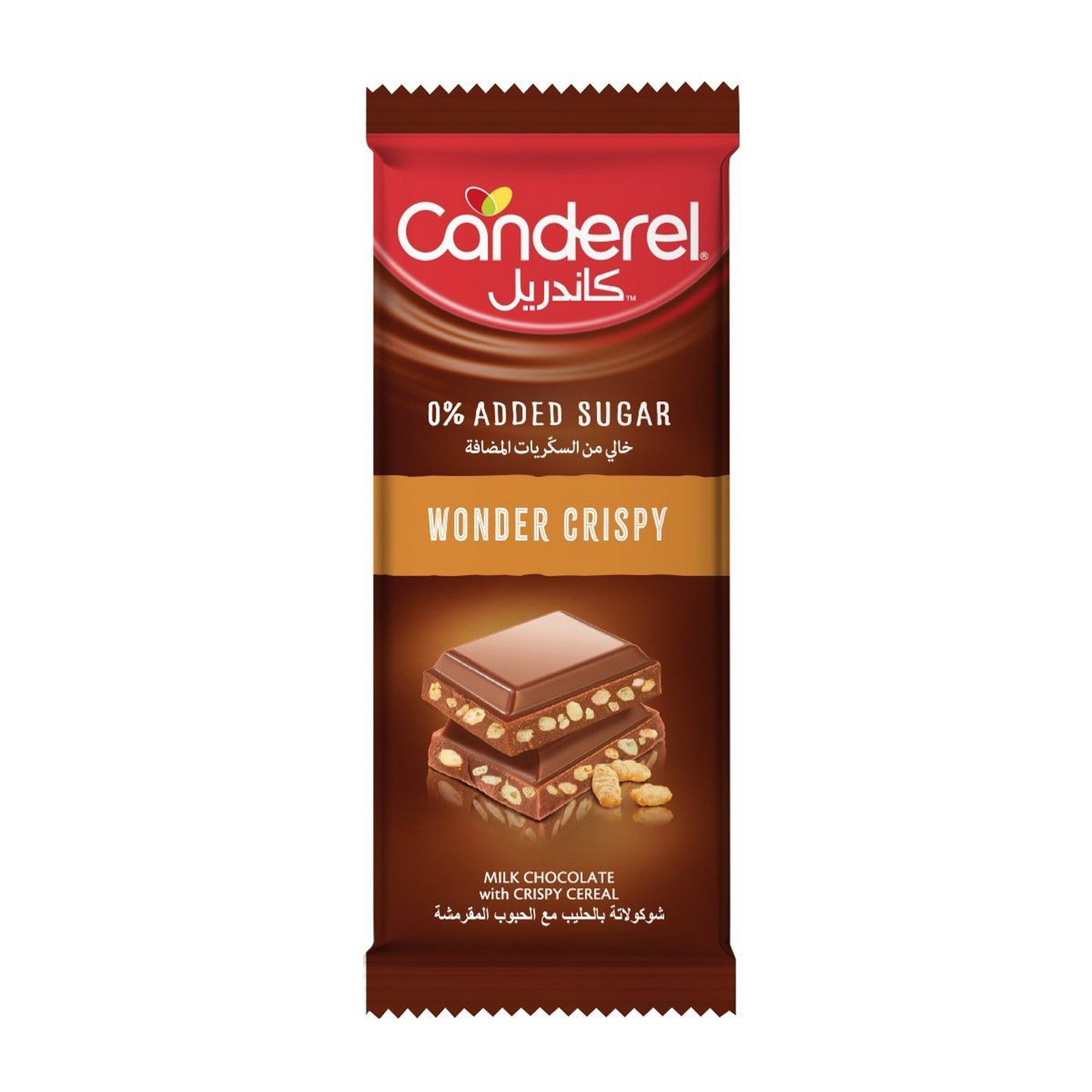 Canderel Wonder Crispy Milk Chocolate Slab 100 G