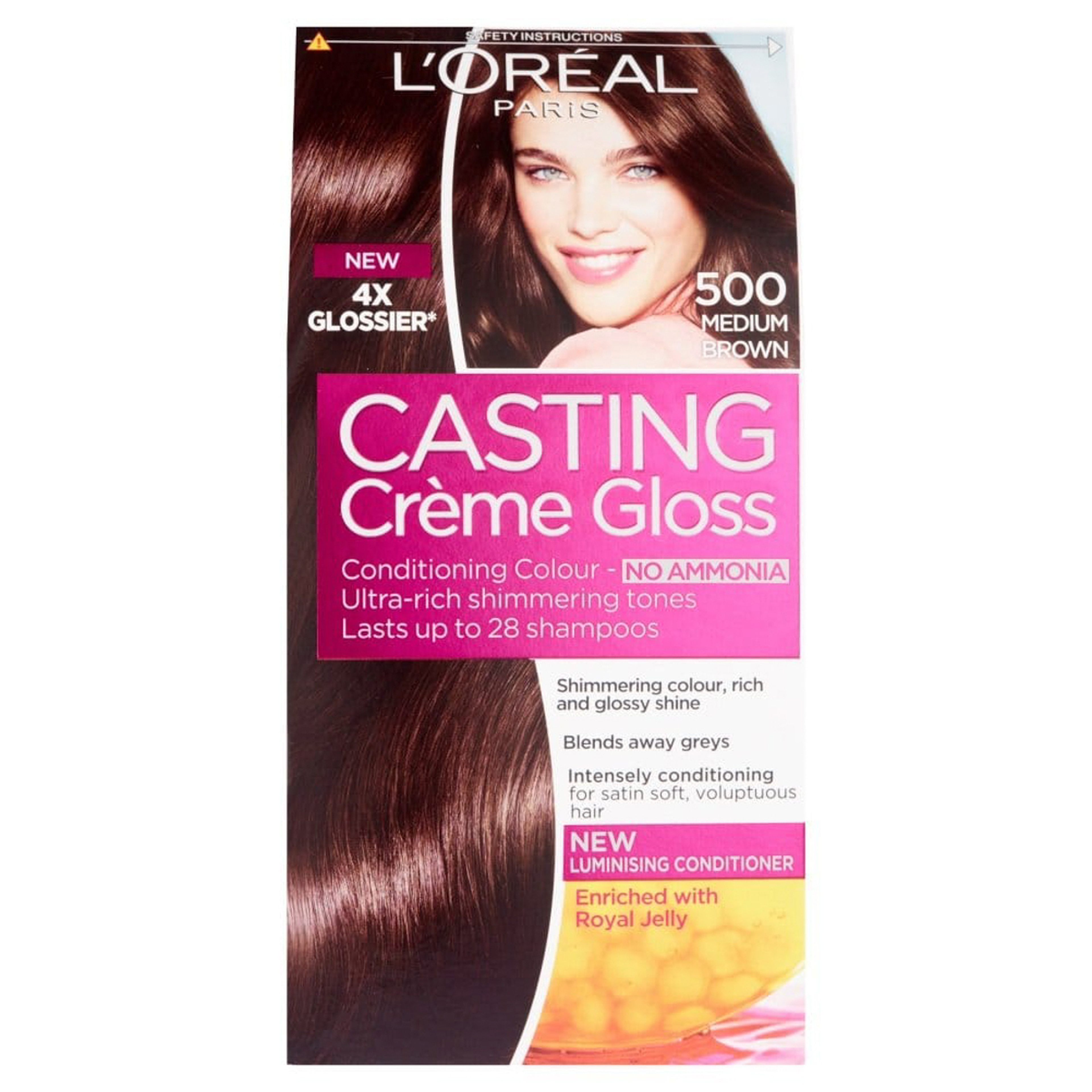 Casting Crème Gloss No Ammonia Hair Cofor Shiny Hair 500 Light Brown