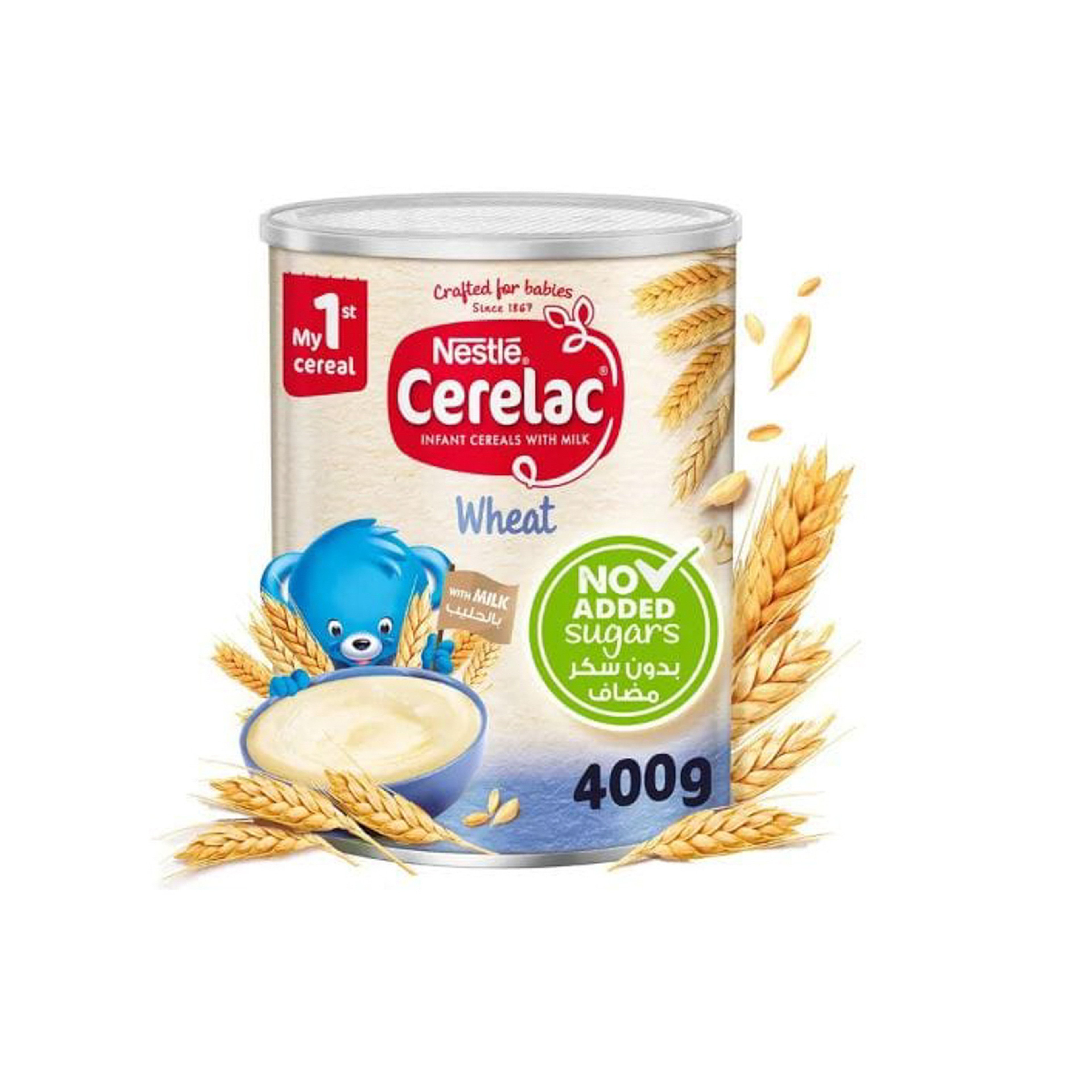 Cerelac Baby Cereal Wheat Sugar Free 400G +6 Month