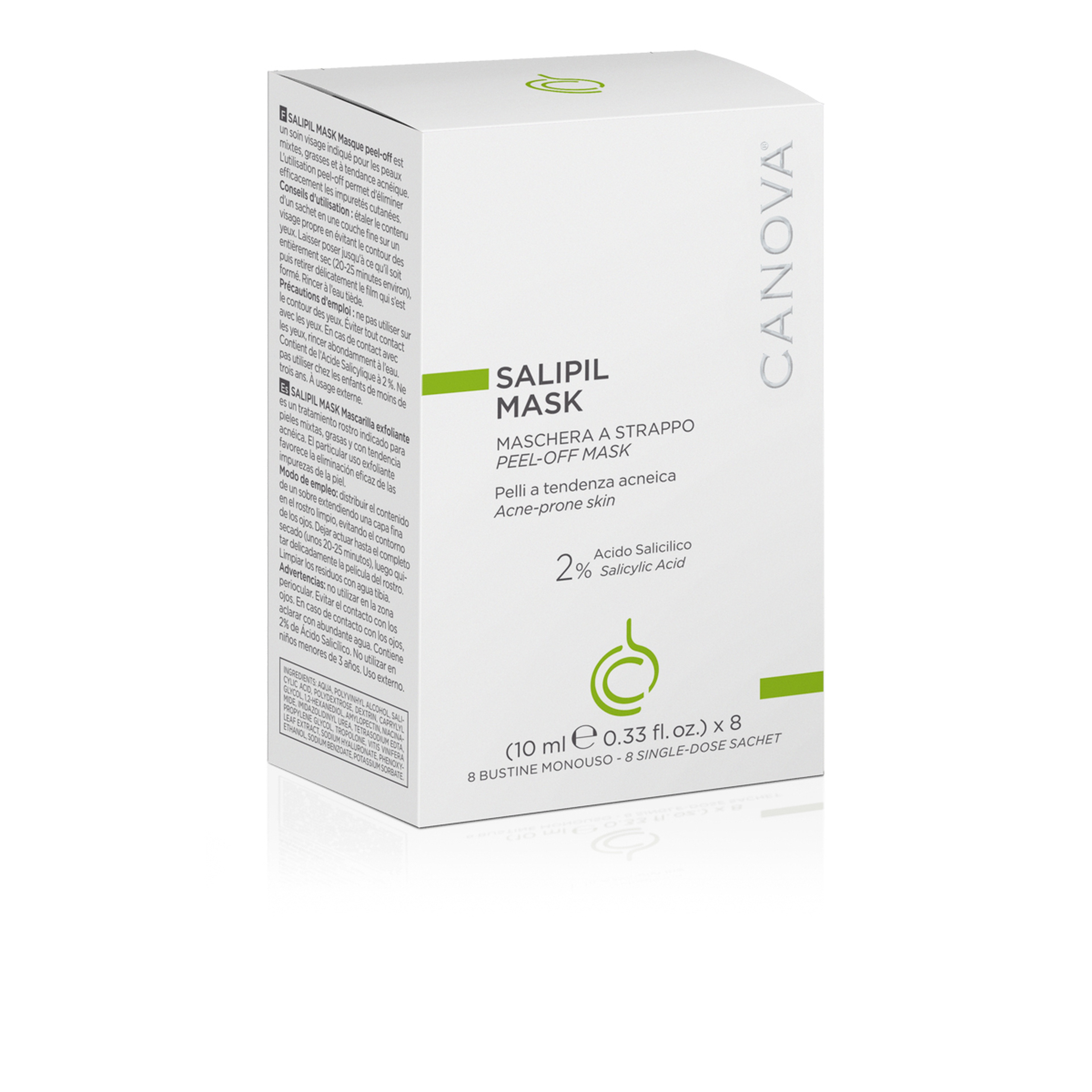 Canova Salipil Pell-Off Mask 10Ml - 8 Masks